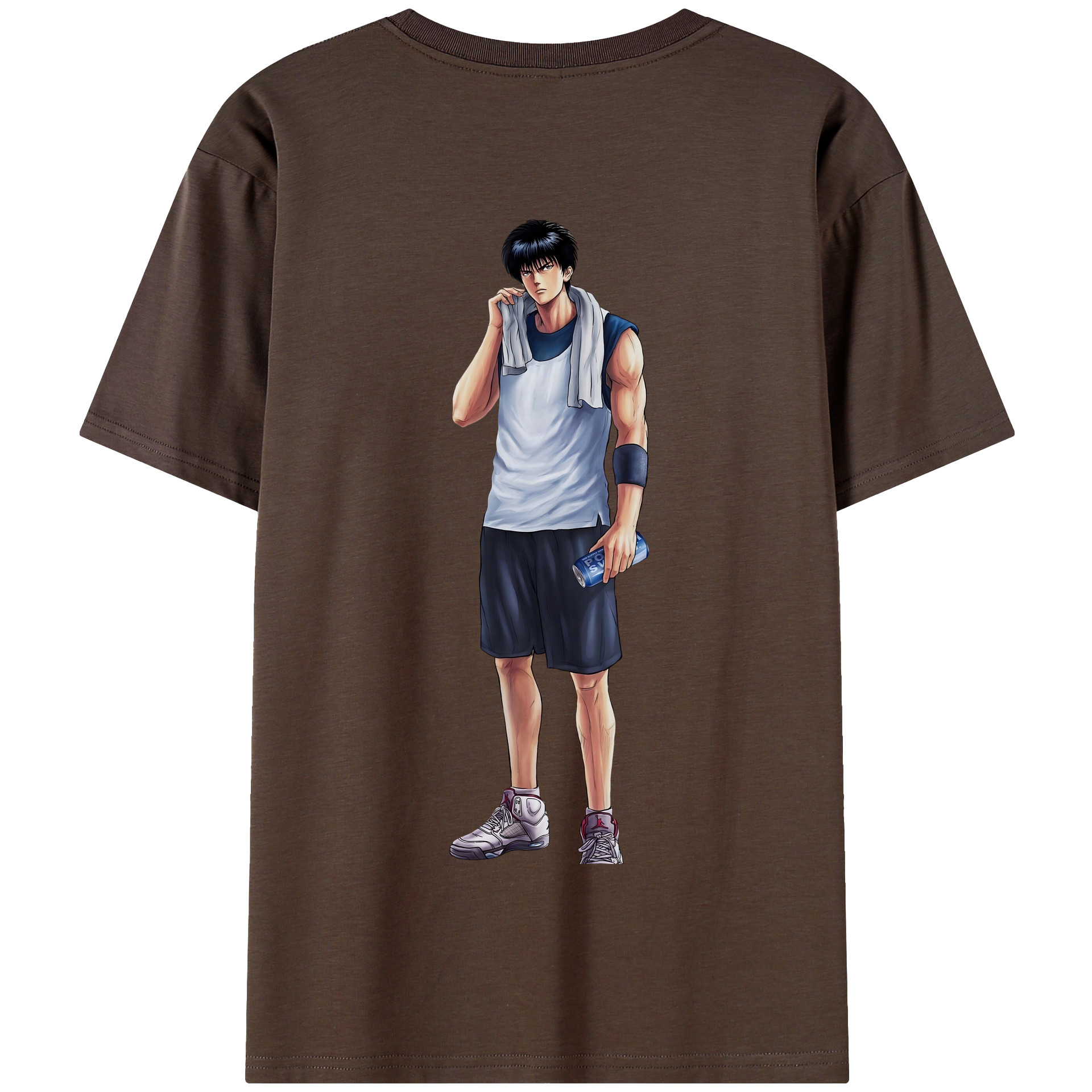 SLAM DUNK／スラムダンク 綿100％半袖Tシャツ（背面プリント）