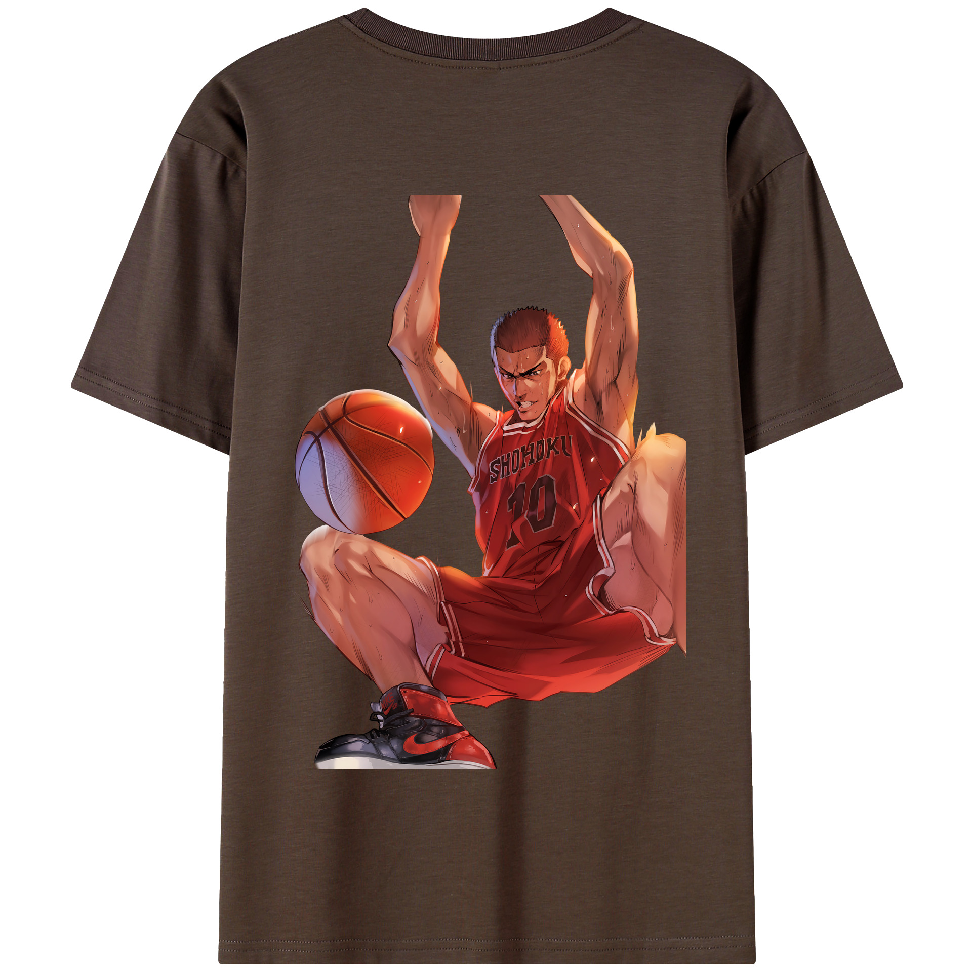 SLAM DUNK／スラムダンク 綿100％半袖Tシャツ（背面プリント）