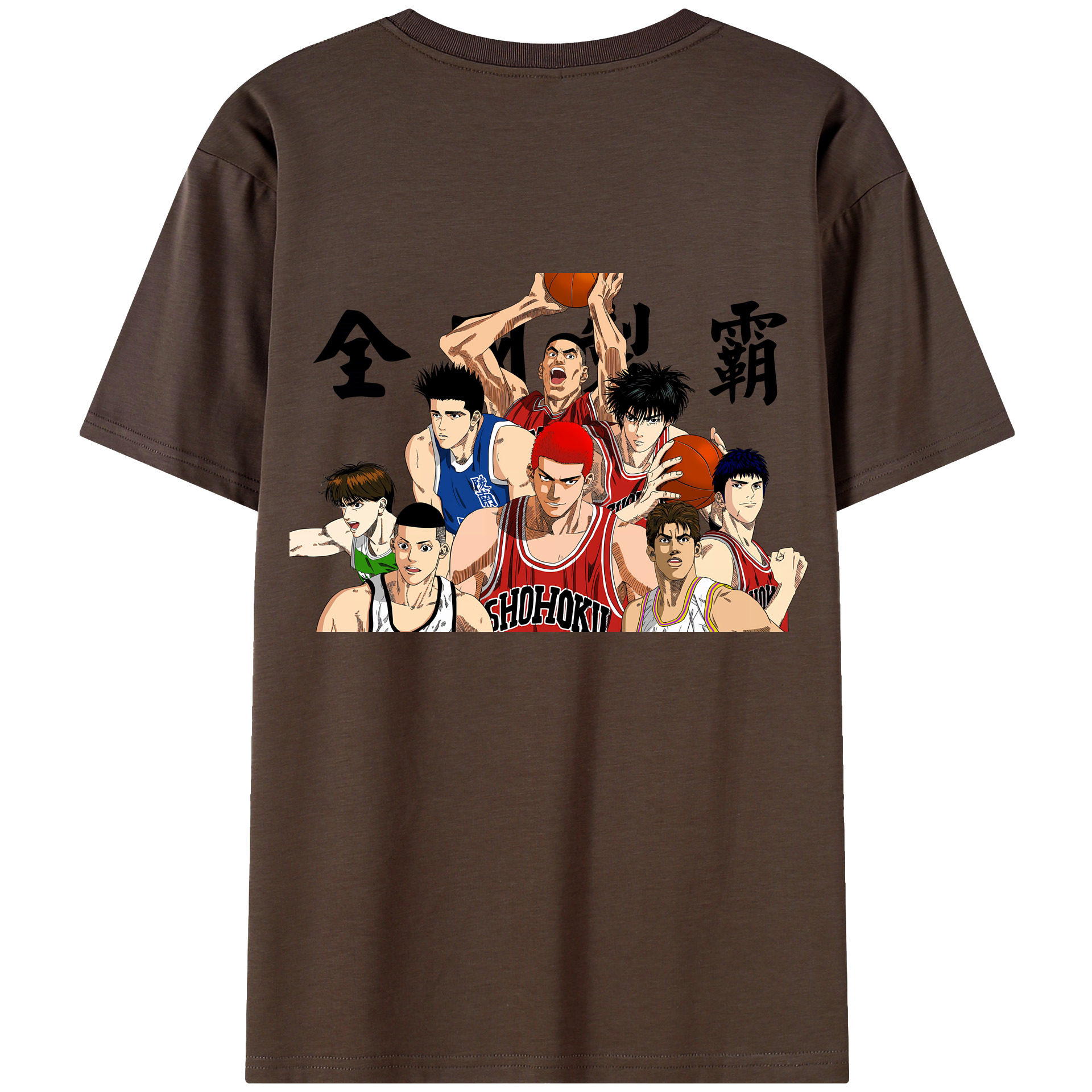 （画像用） SLAM DUNK／スラムダンク 綿100％半袖Tシャツ（背面プリント）