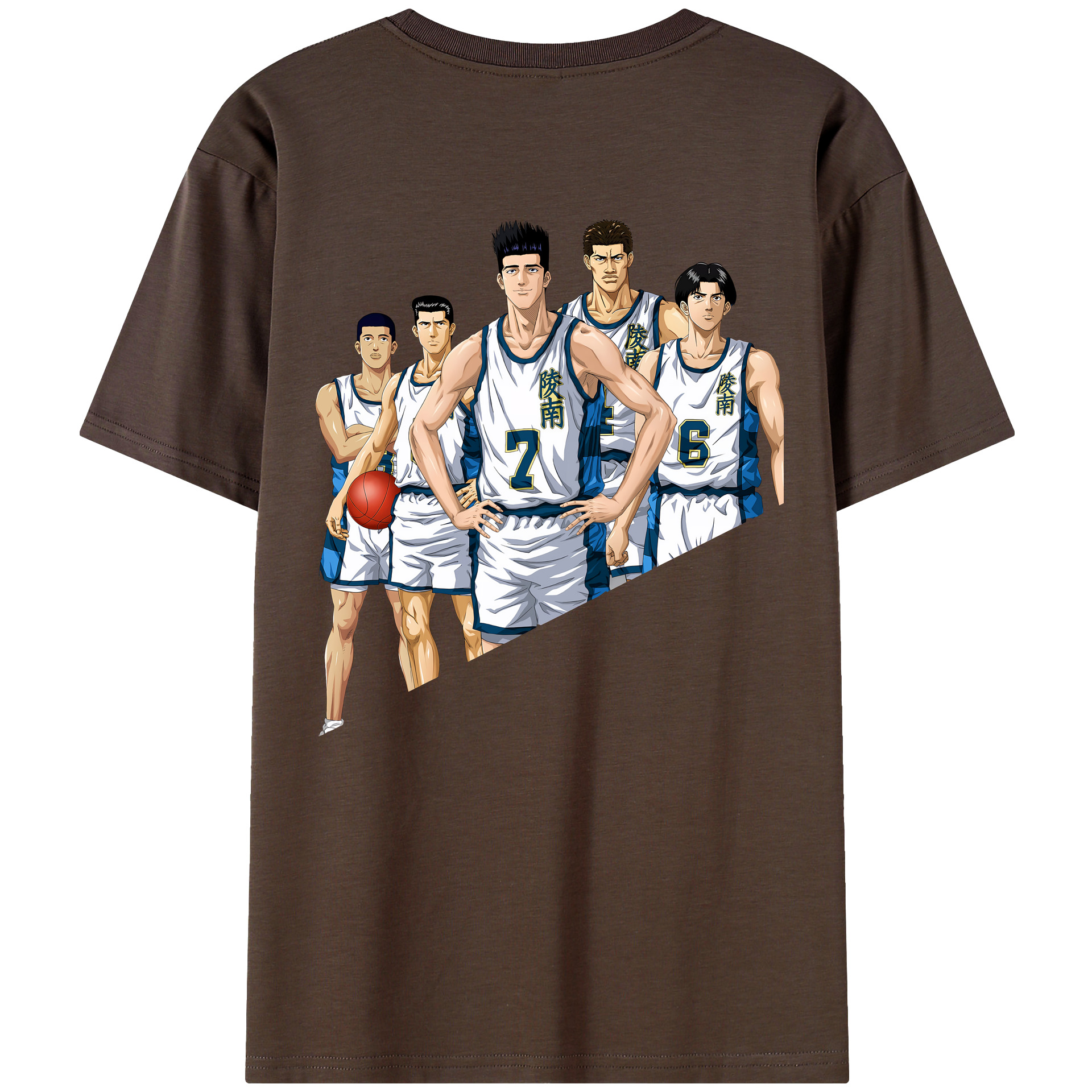 SLAM DUNK／スラムダンク 綿100％半袖Tシャツ（背面プリント）