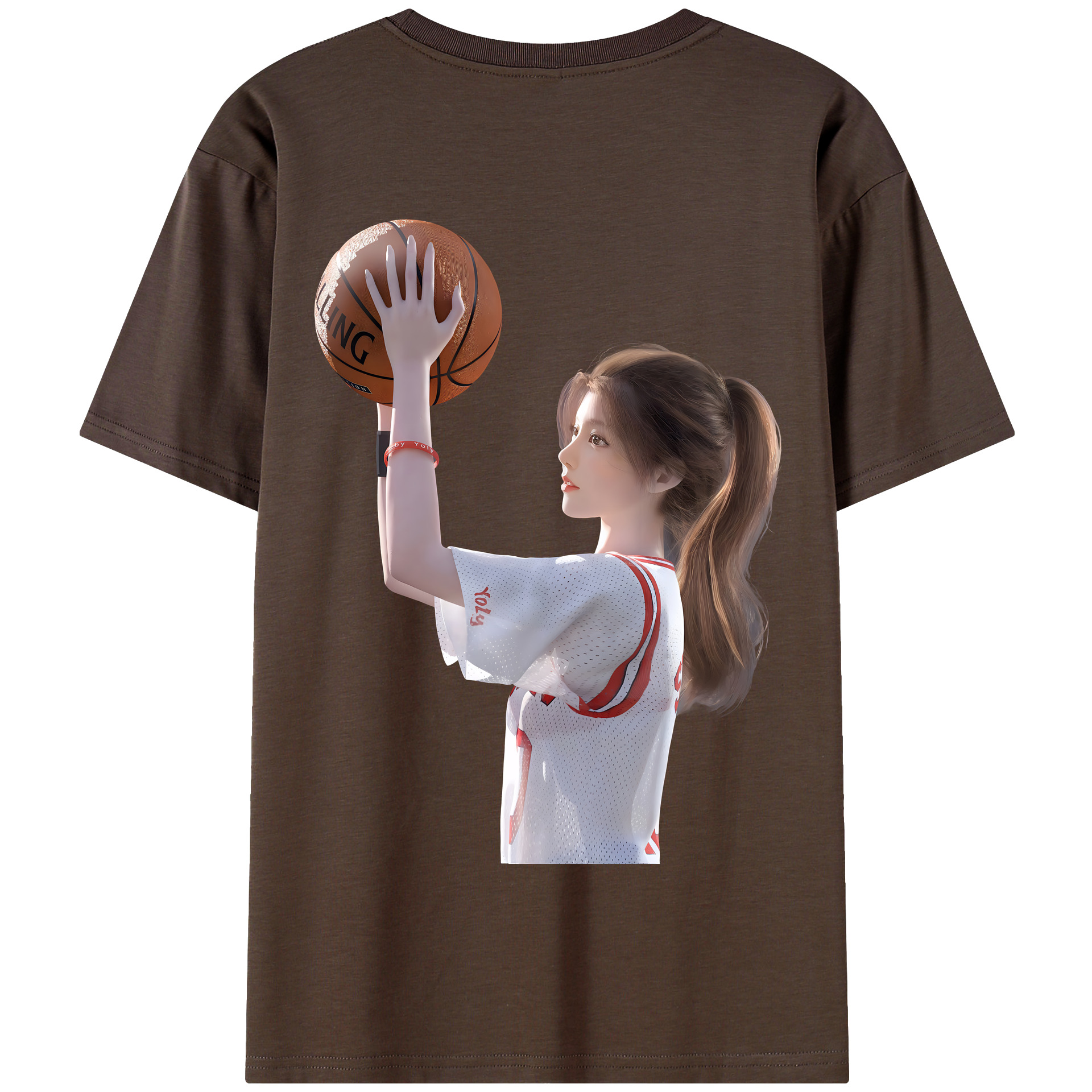 SLAM DUNK／スラムダンク 綿100％半袖Tシャツ（背面プリント）