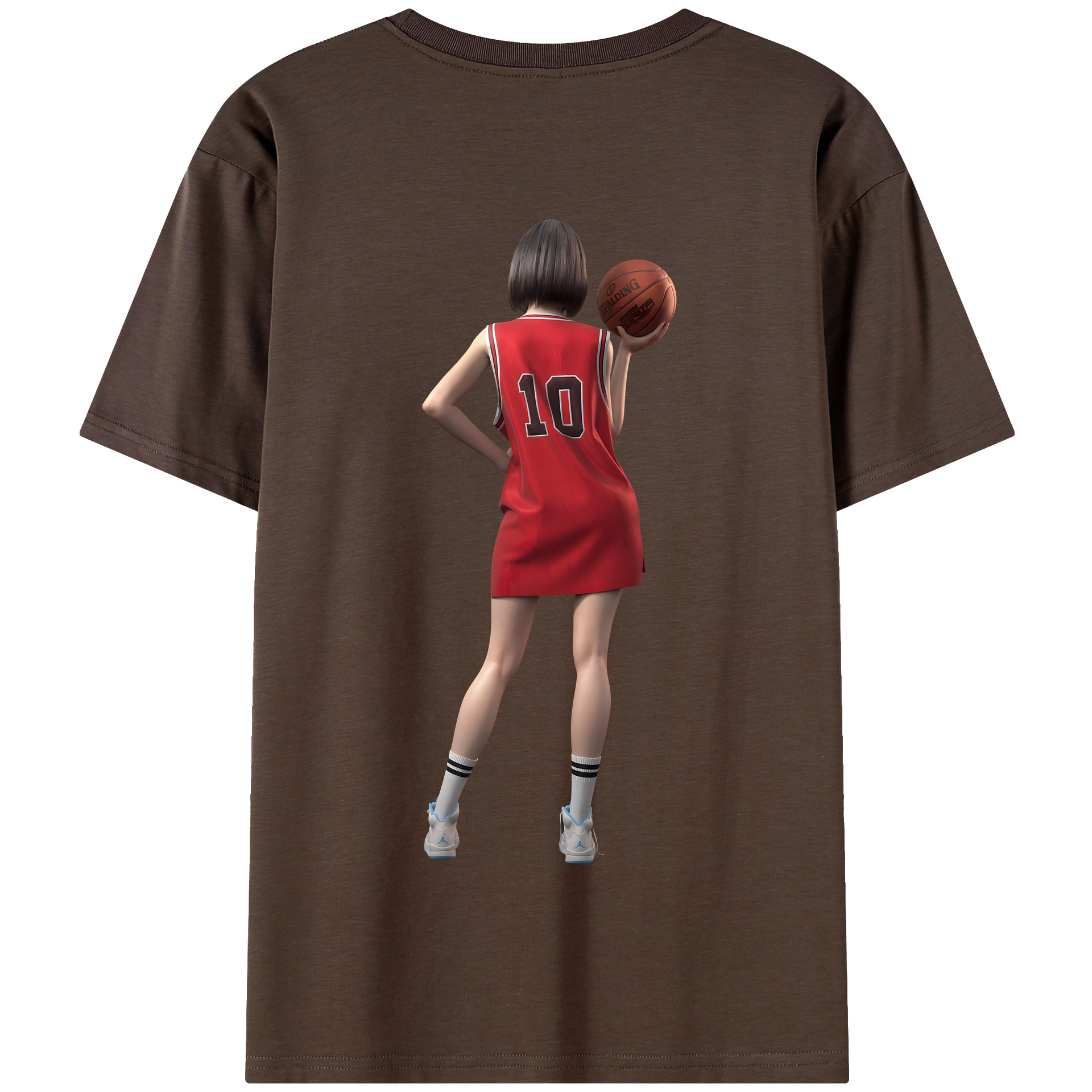 SLAM DUNK／スラムダンク 綿100％半袖Tシャツ（背面プリント）