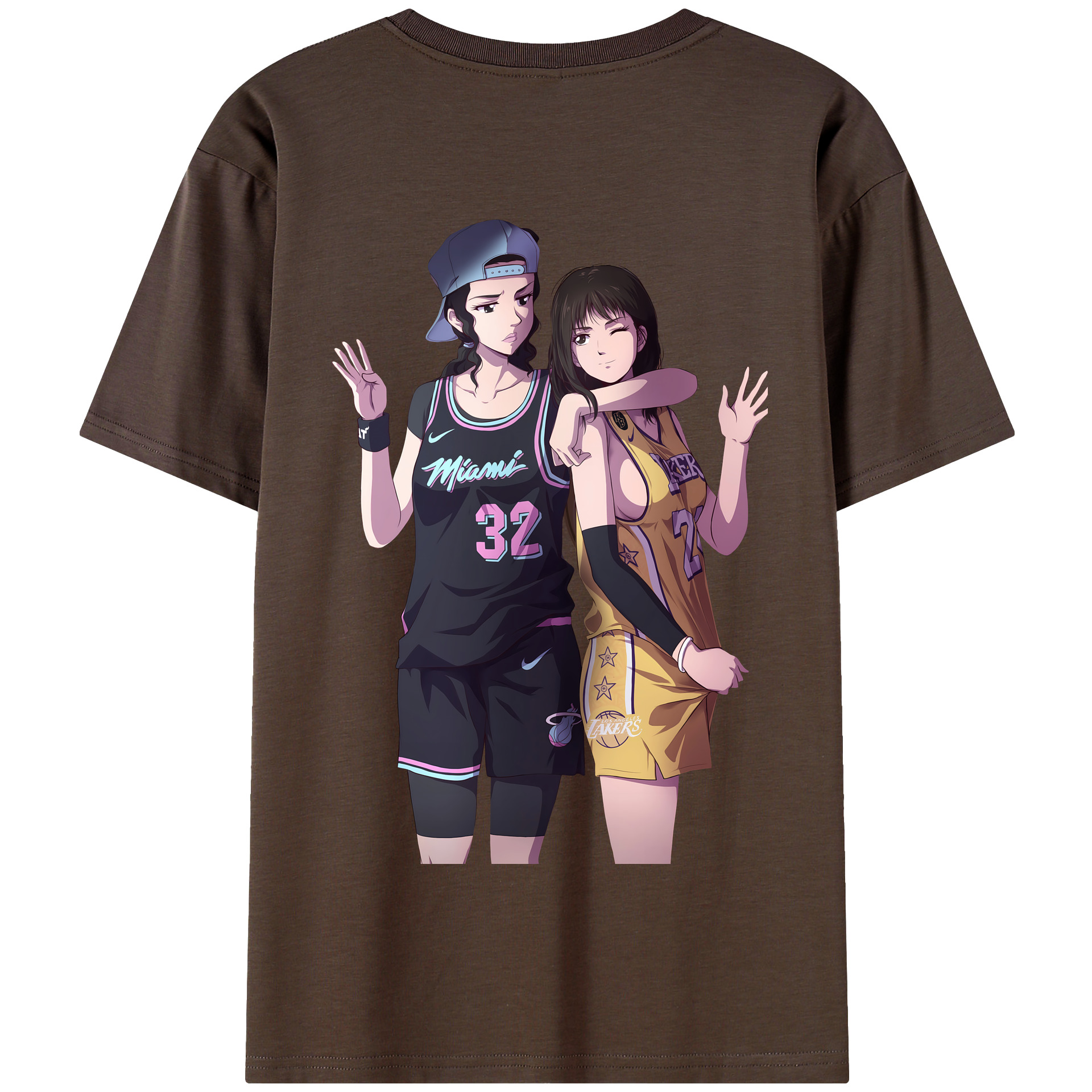 （画像用） SLAM DUNK／スラムダンク 綿100％半袖Tシャツ（背面プリント）