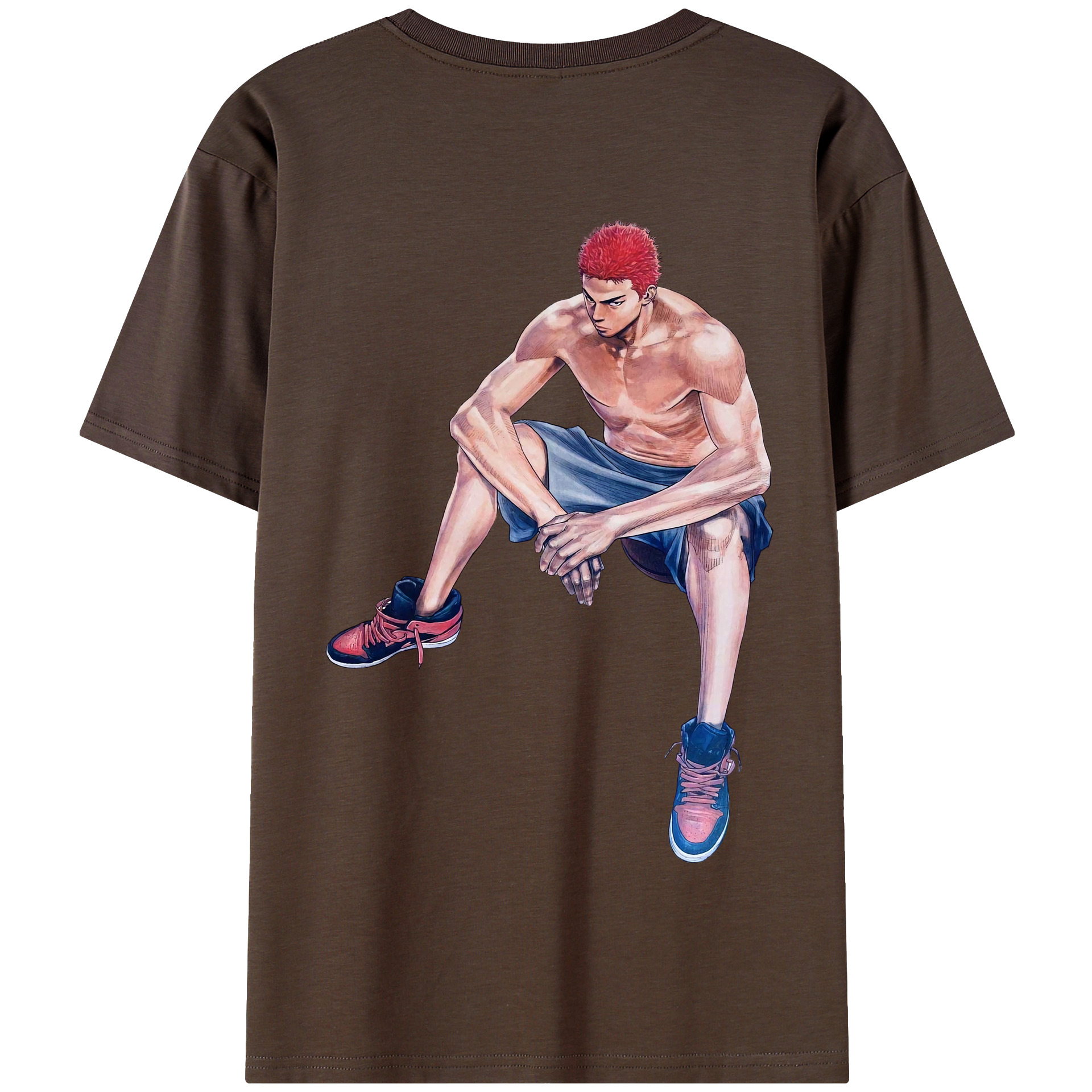 SLAM DUNK／スラムダンク 綿100％半袖Tシャツ（背面プリント）