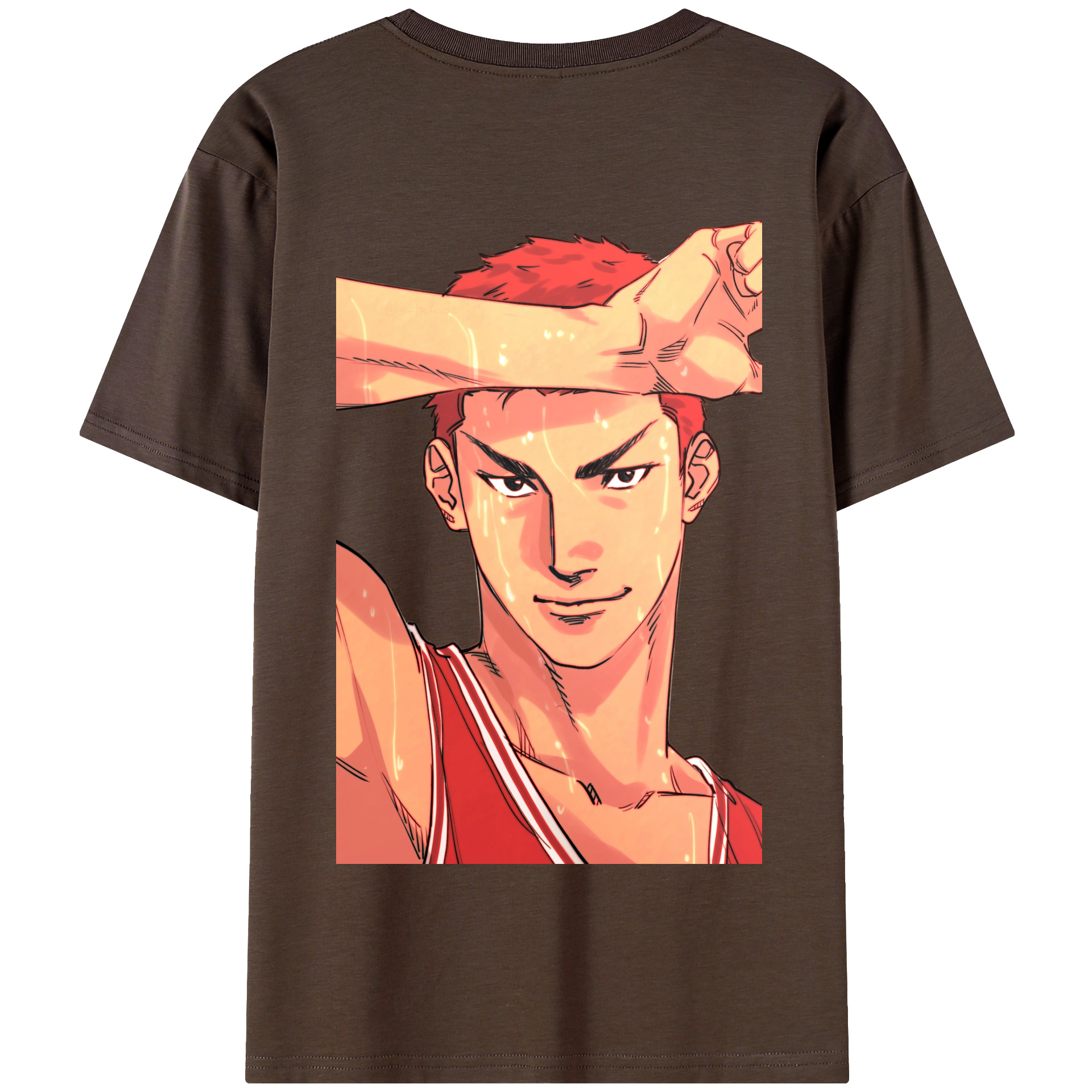 SLAM DUNK／スラムダンク 綿100％半袖Tシャツ（背面プリント）