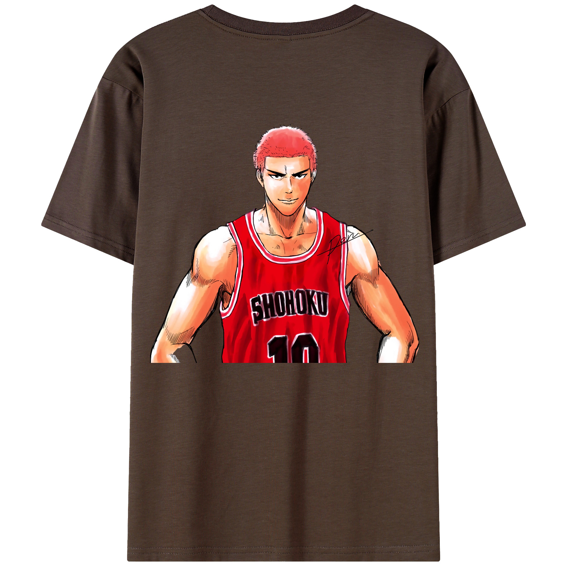 SLAM DUNK／スラムダンク 綿100％半袖Tシャツ（背面プリント）