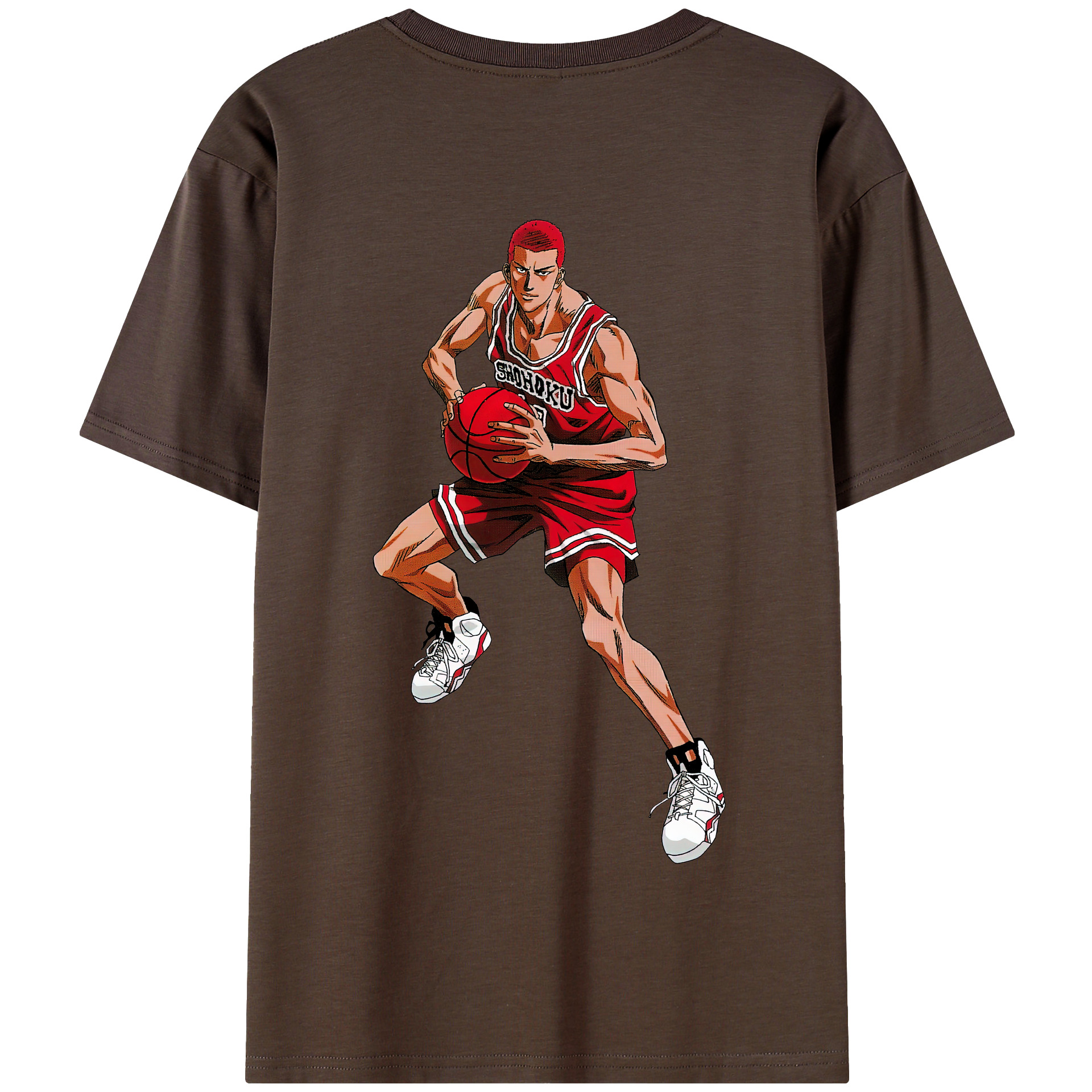 SLAM DUNK／スラムダンク 綿100％半袖Tシャツ（背面プリント）