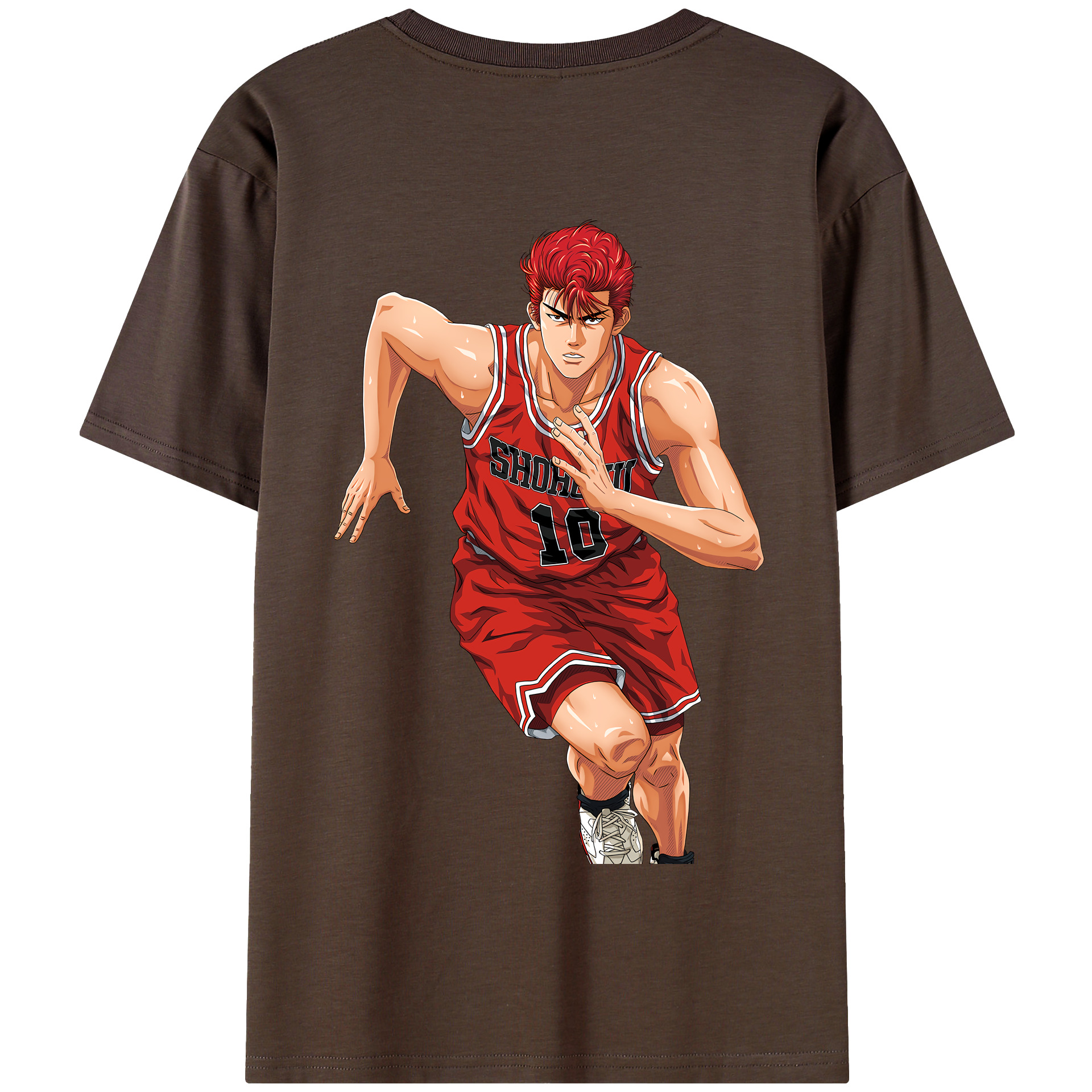 SLAM DUNK／スラムダンク 綿100％半袖Tシャツ（背面プリント）