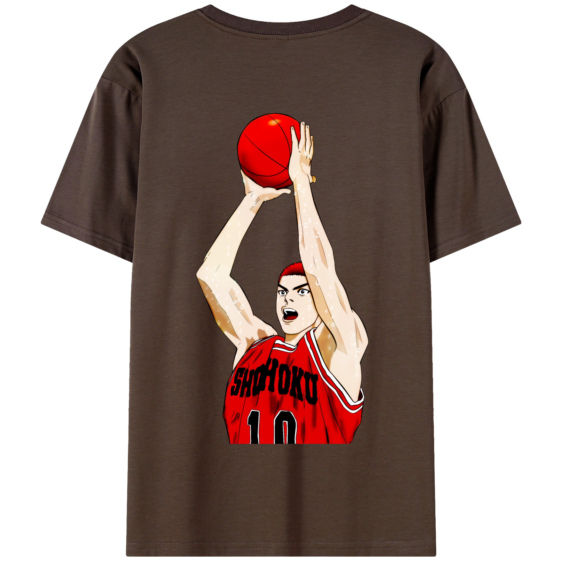SLAM DUNK／スラムダンク 綿100％半袖Tシャツ（背面プリント）