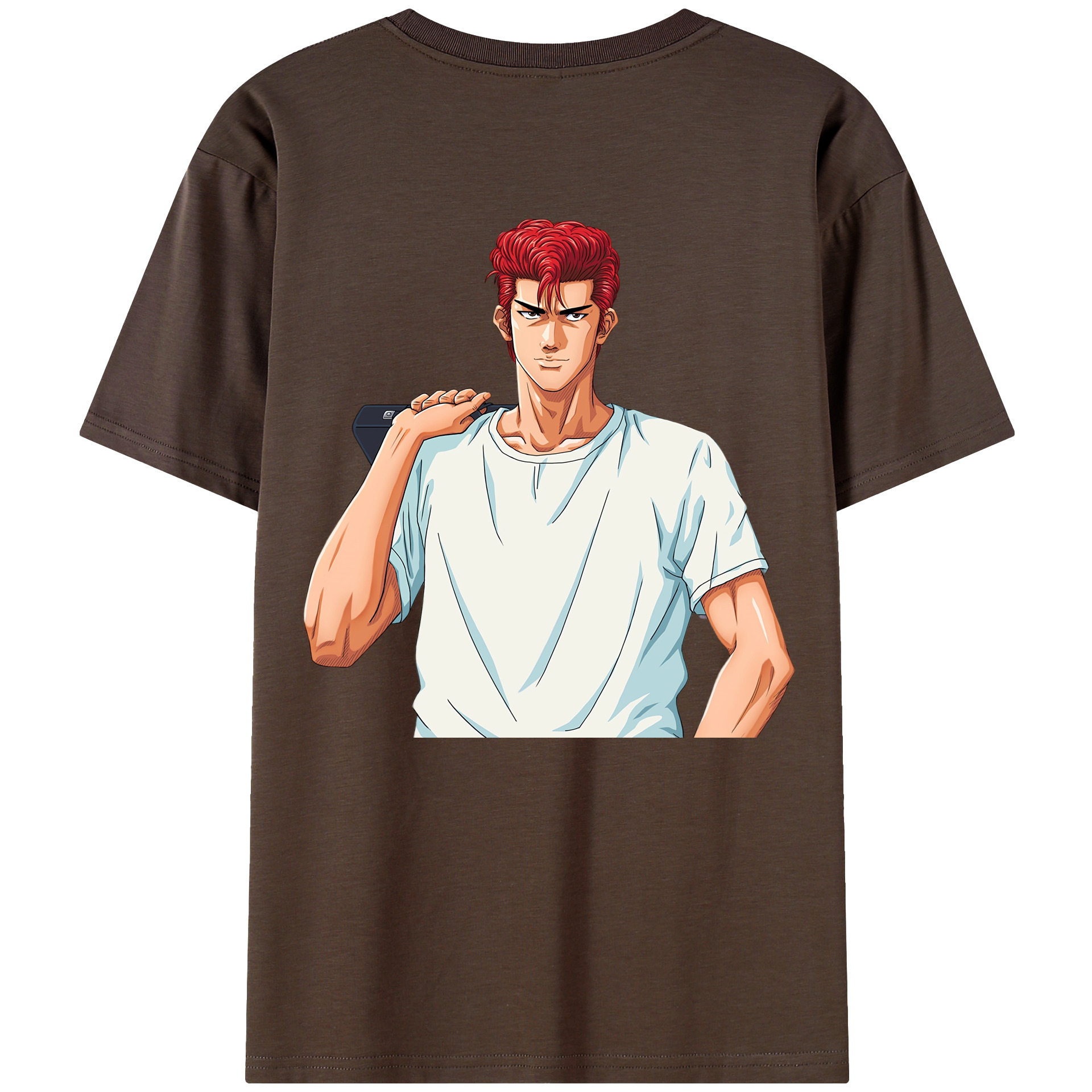 SLAM DUNK／スラムダンク 綿100％半袖Tシャツ（背面プリント）