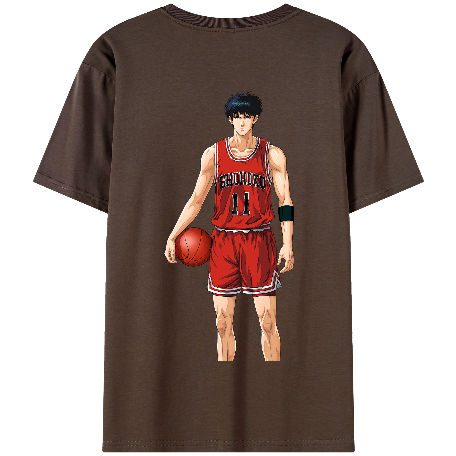 SLAM DUNK／スラムダンク 綿100％半袖Tシャツ（背面プリント）