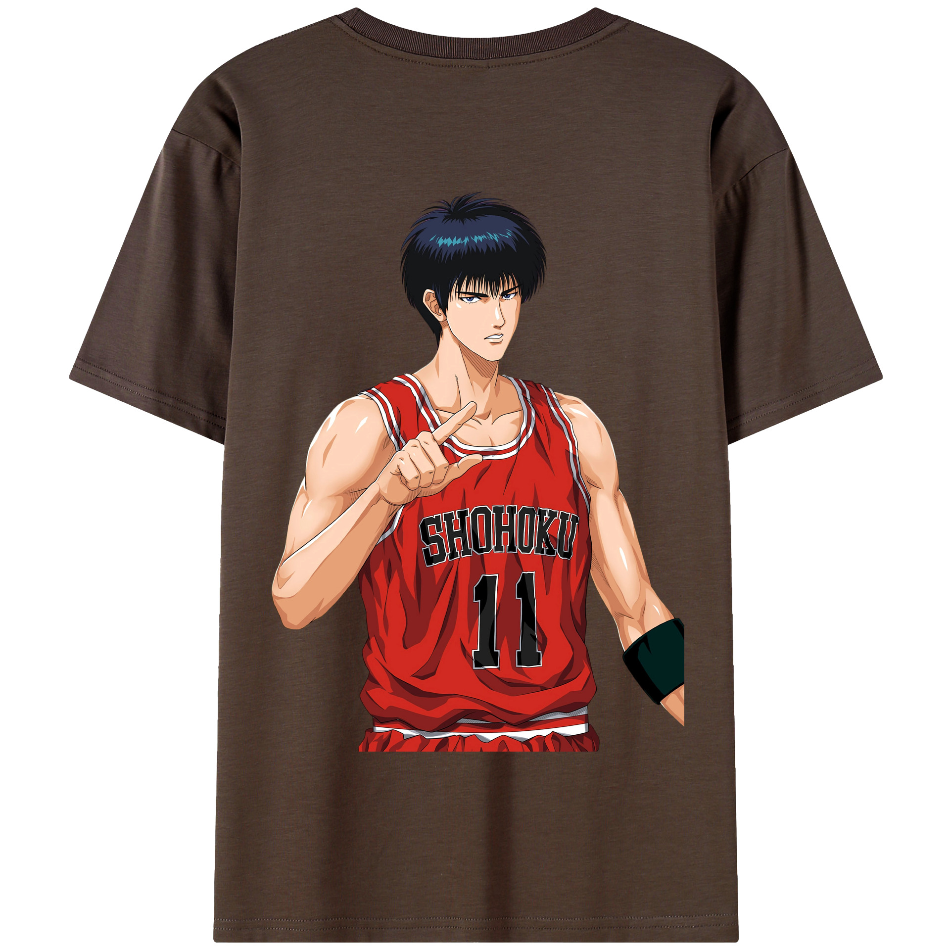 SLAM DUNK／スラムダンク 綿100％半袖Tシャツ（背面プリント）