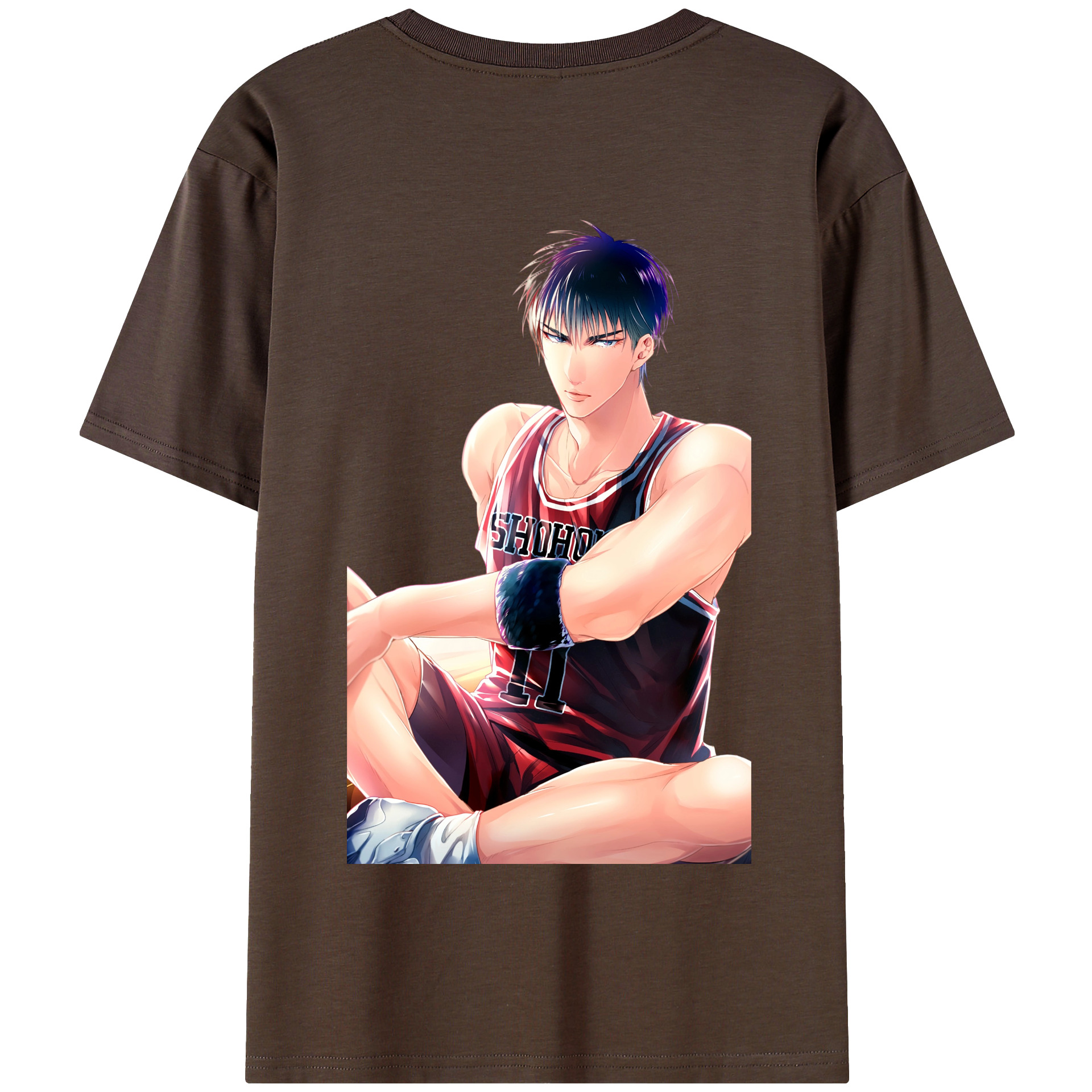 SLAM DUNK／スラムダンク 綿100％半袖Tシャツ（背面プリント）