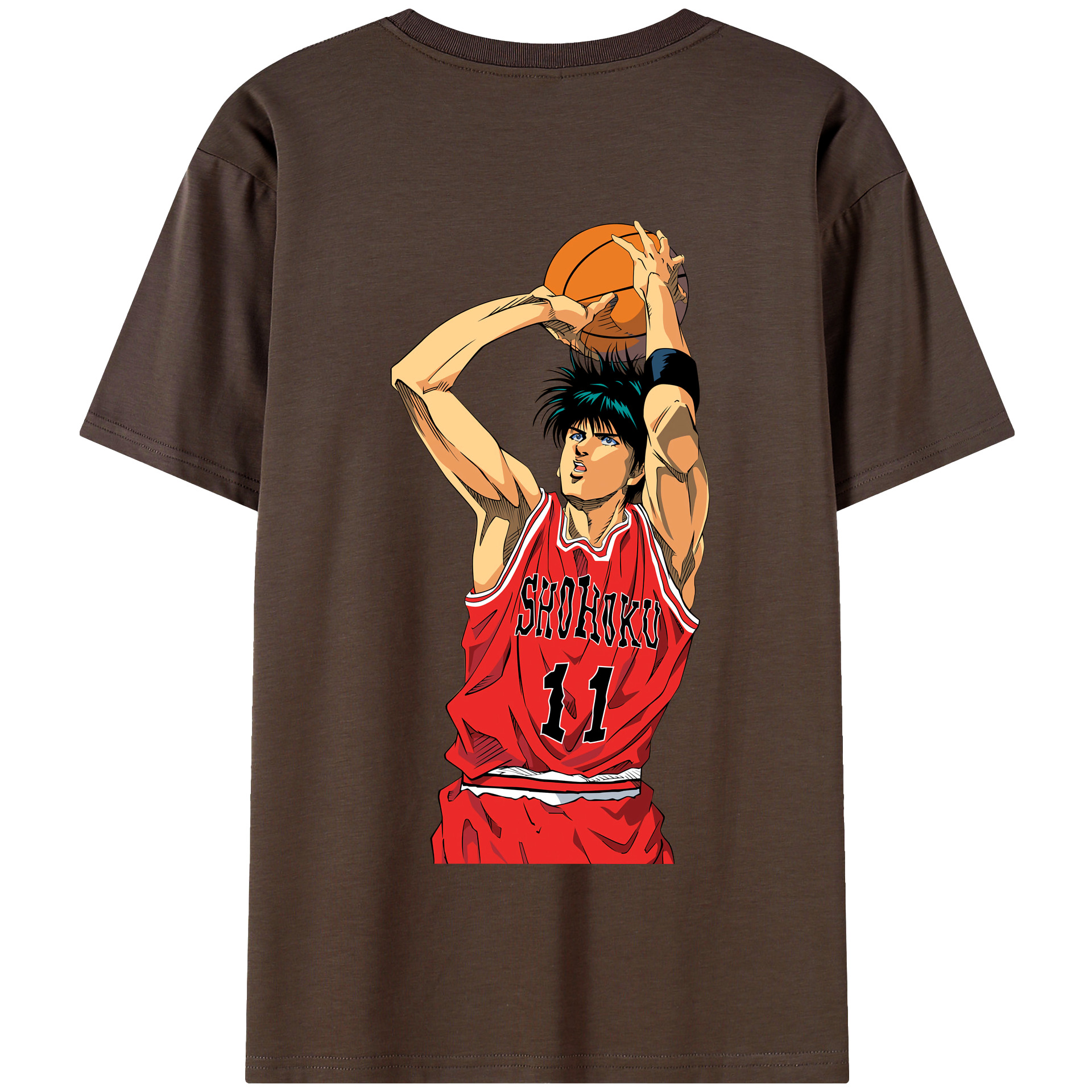 SLAM DUNK／スラムダンク 綿100％半袖Tシャツ（背面プリント）