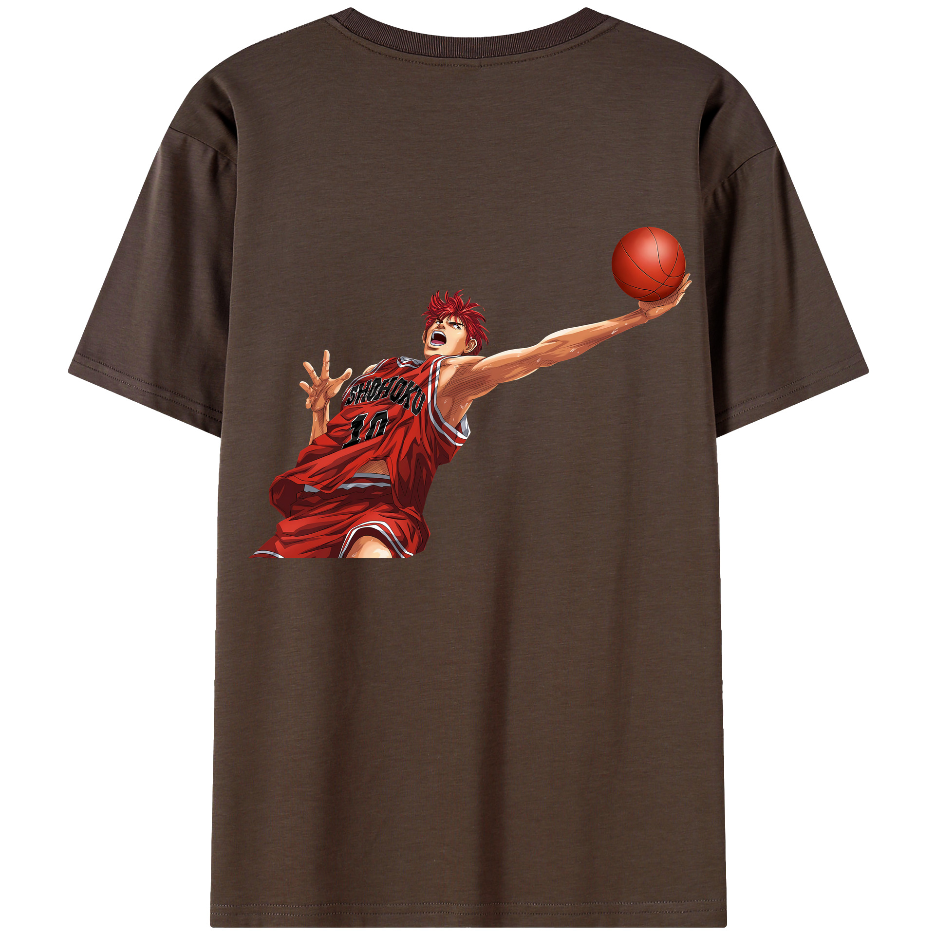 SLAM DUNK／スラムダンク 綿100％半袖Tシャツ（背面プリント）