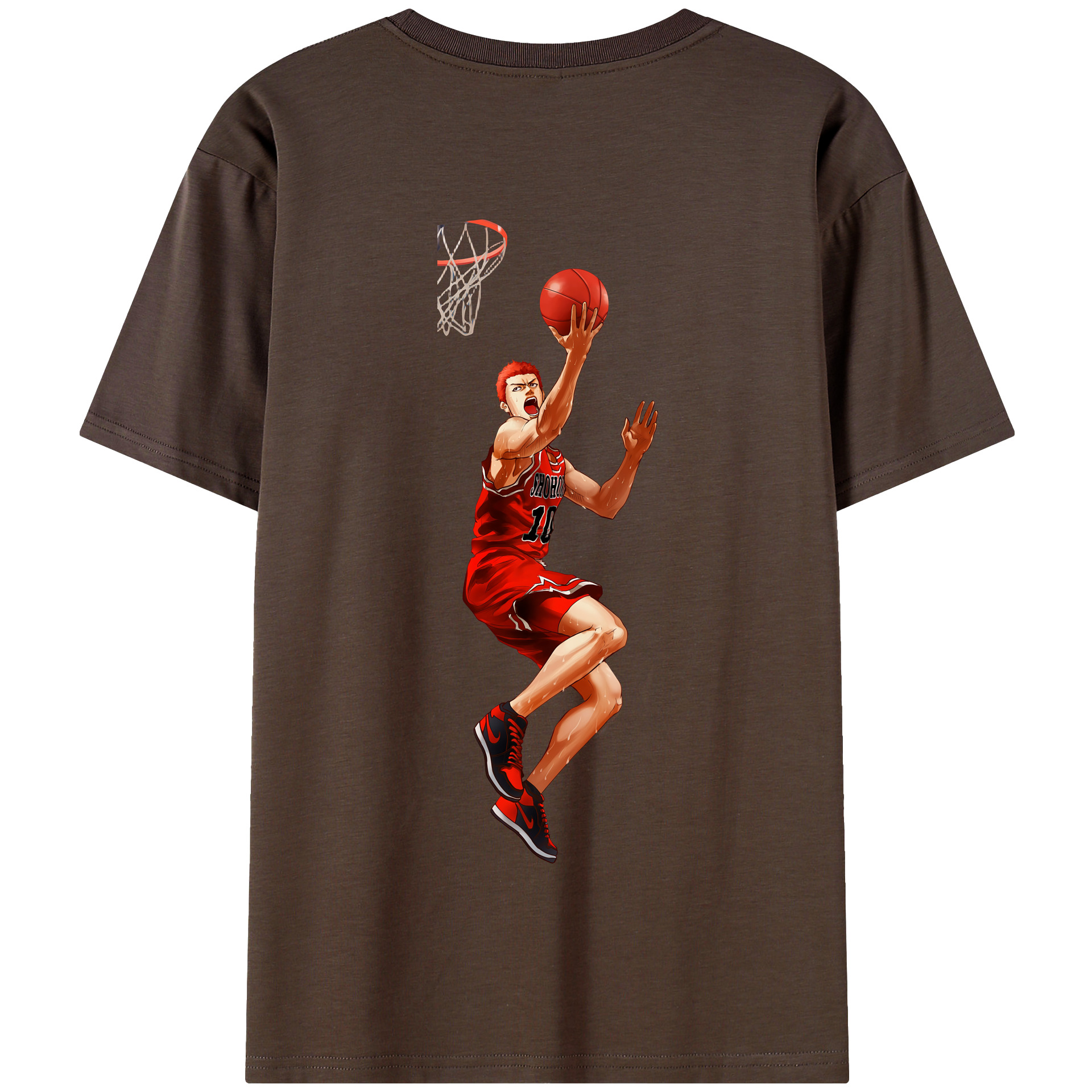 SLAM DUNK／スラムダンク 綿100％半袖Tシャツ（背面プリント）