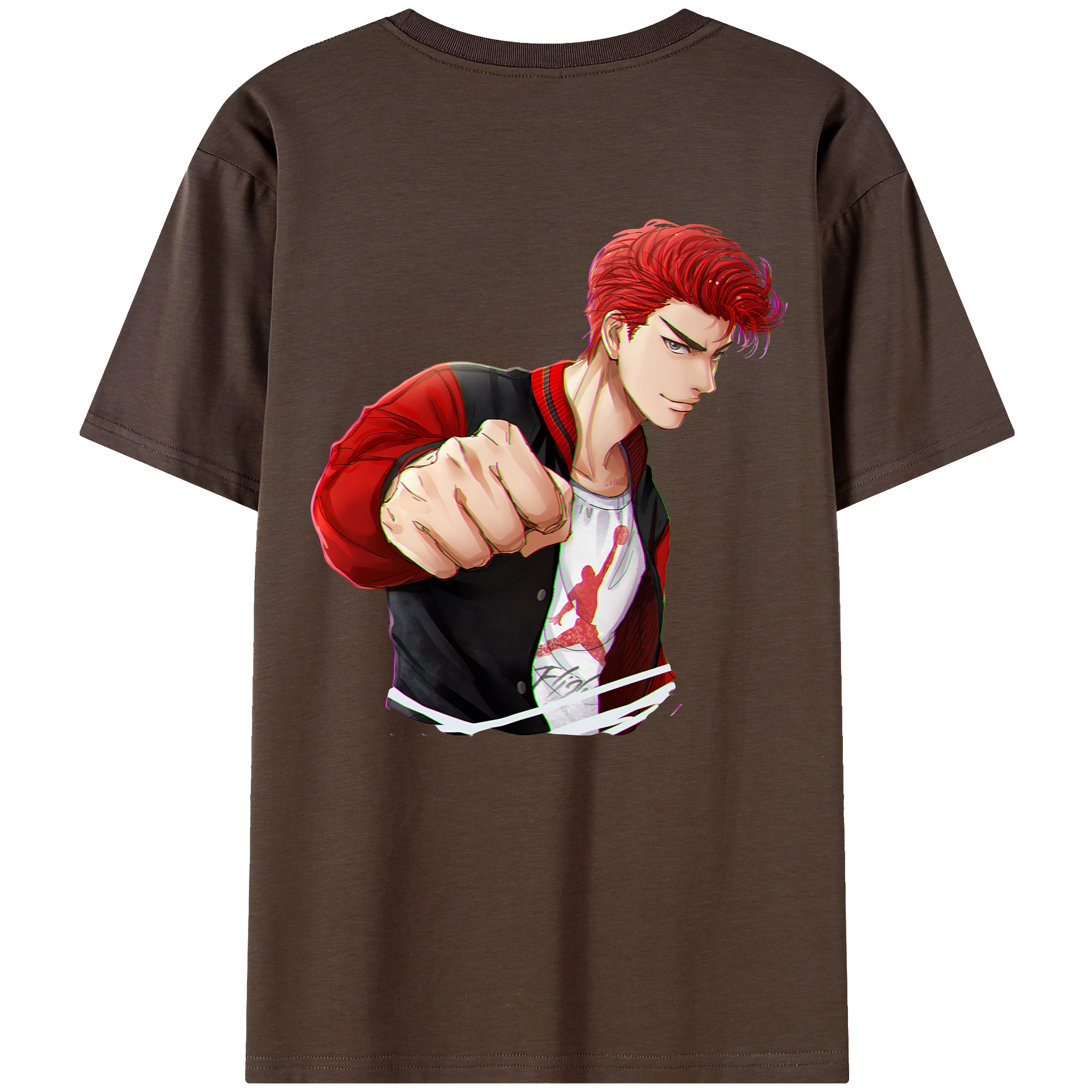 SLAM DUNK／スラムダンク 綿100％半袖Tシャツ（背面プリント）