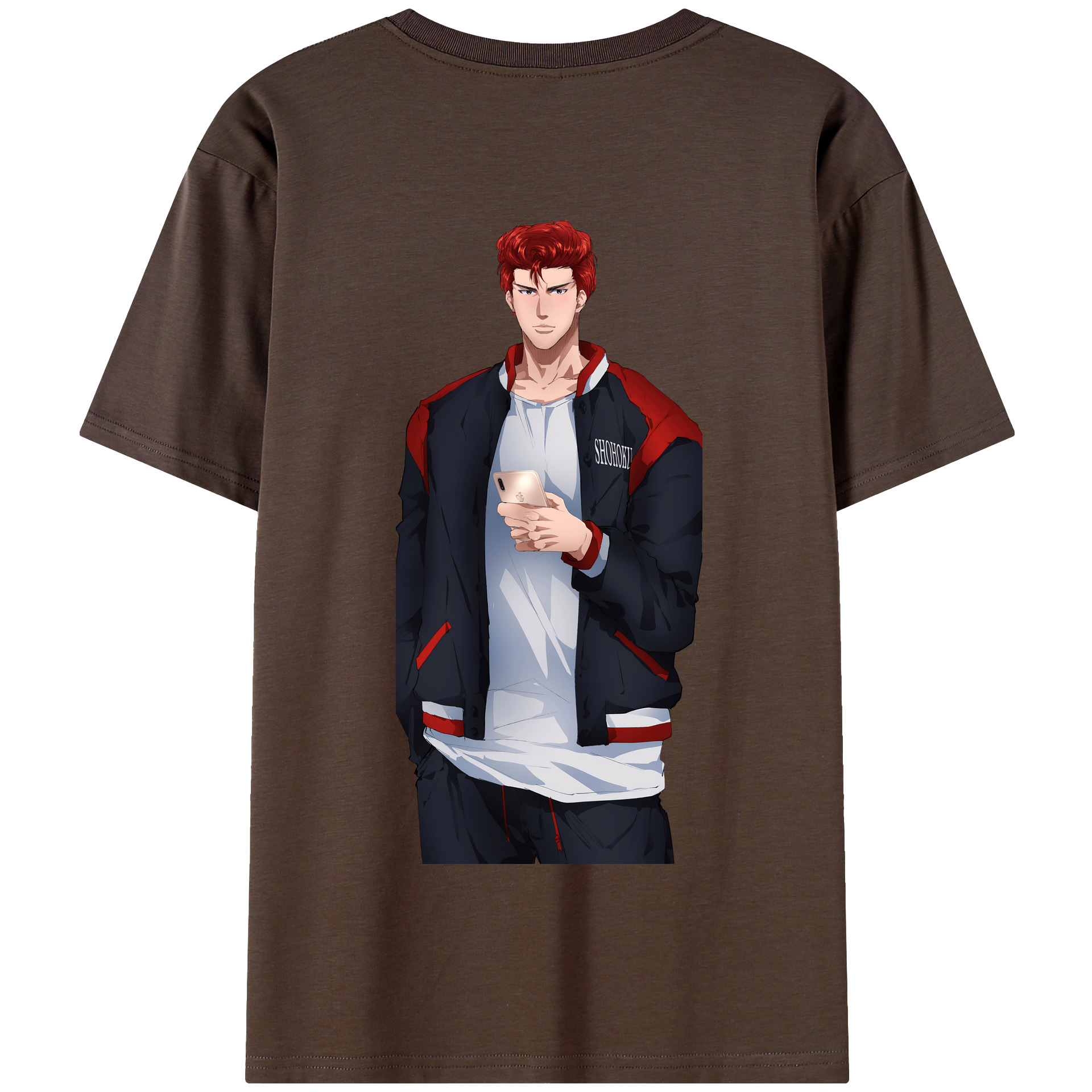 SLAM DUNK／スラムダンク 綿100％半袖Tシャツ（背面プリント）