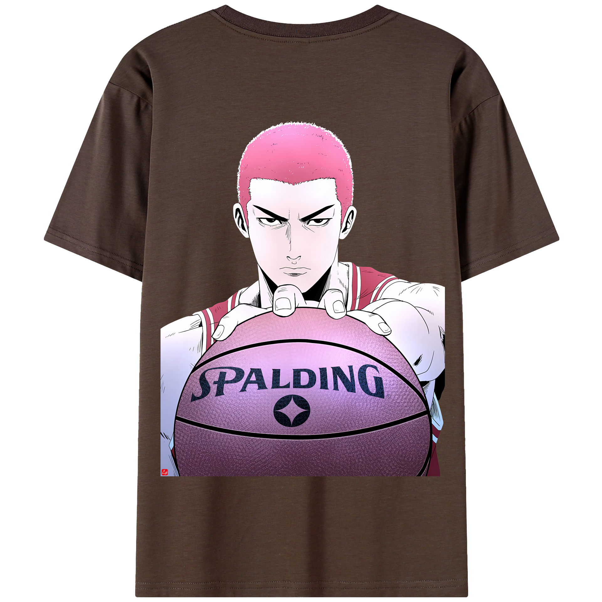 SLAM DUNK／スラムダンク 綿100％半袖Tシャツ（背面プリント）