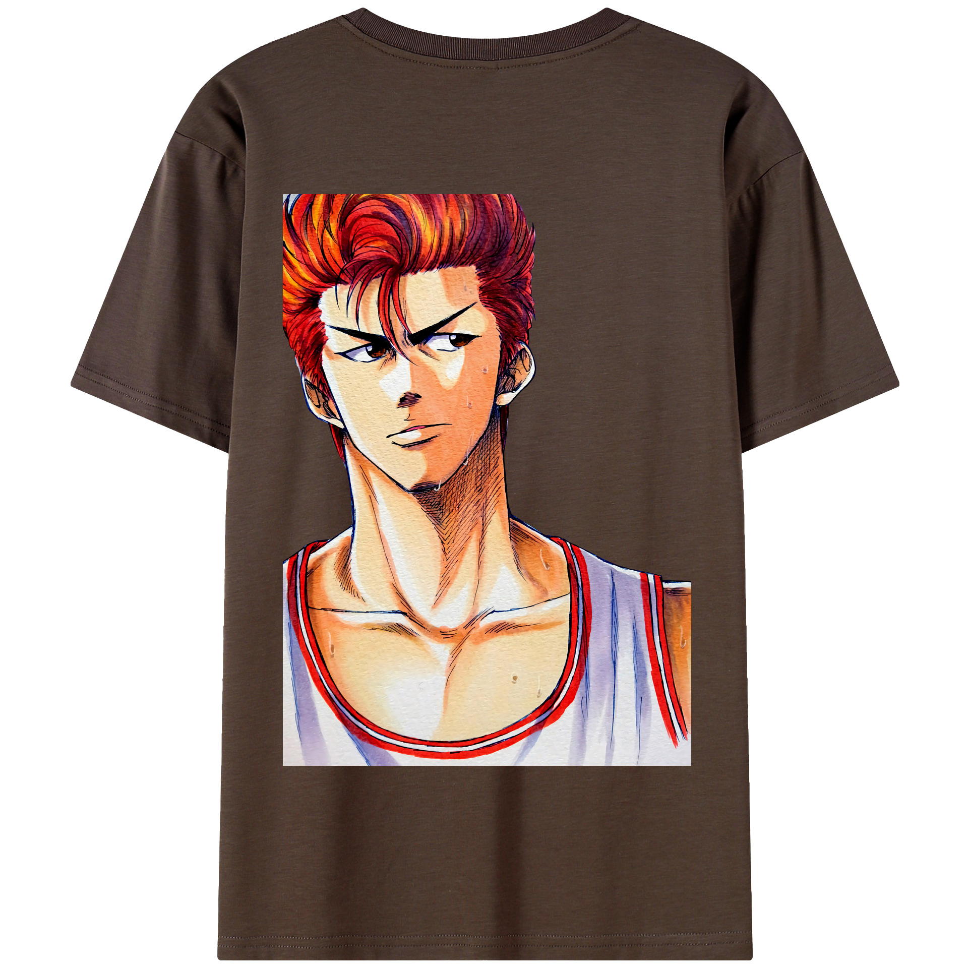SLAM DUNK／スラムダンク 綿100％半袖Tシャツ（背面プリント）