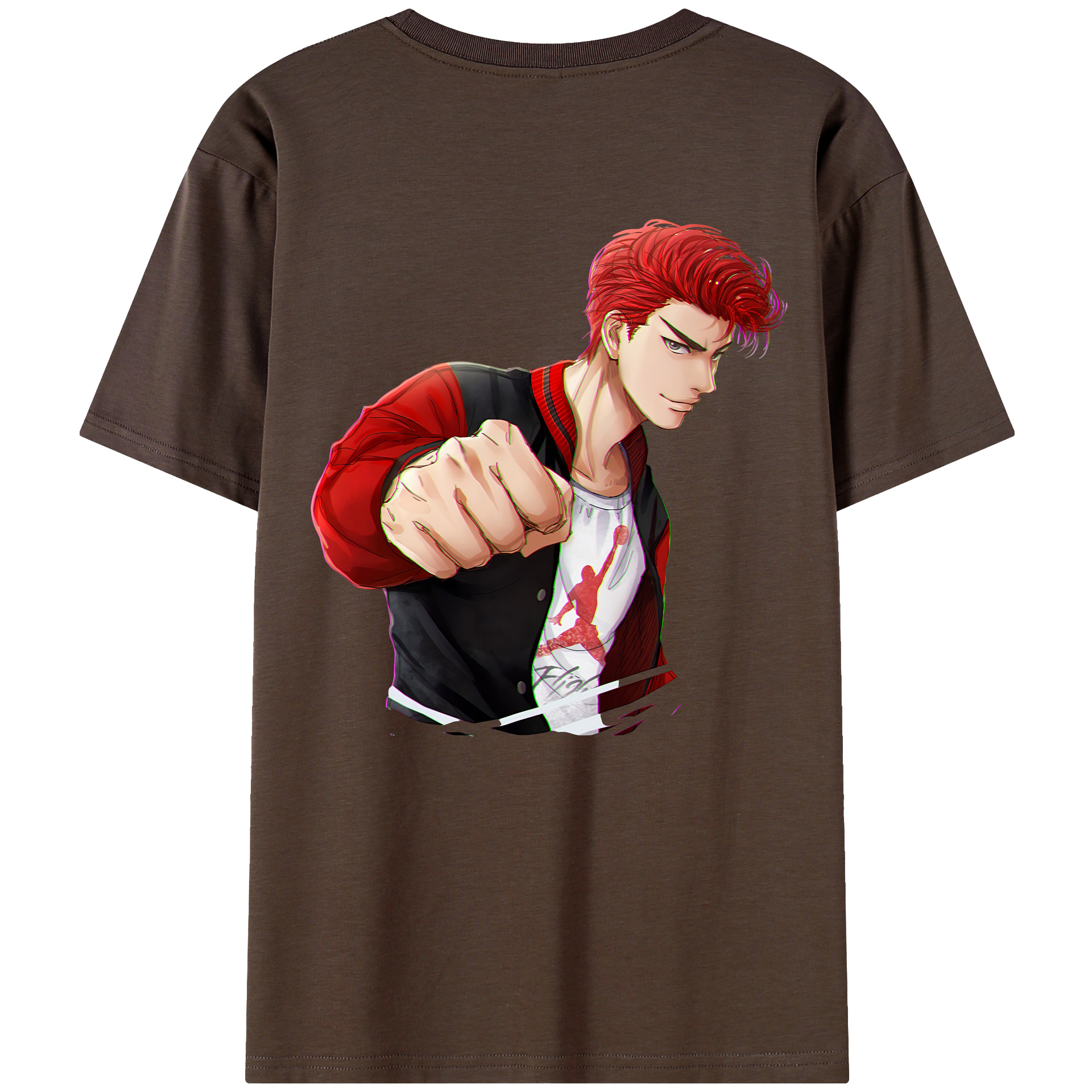 SLAM DUNK／スラムダンク 綿100％半袖Tシャツ（背面プリント）