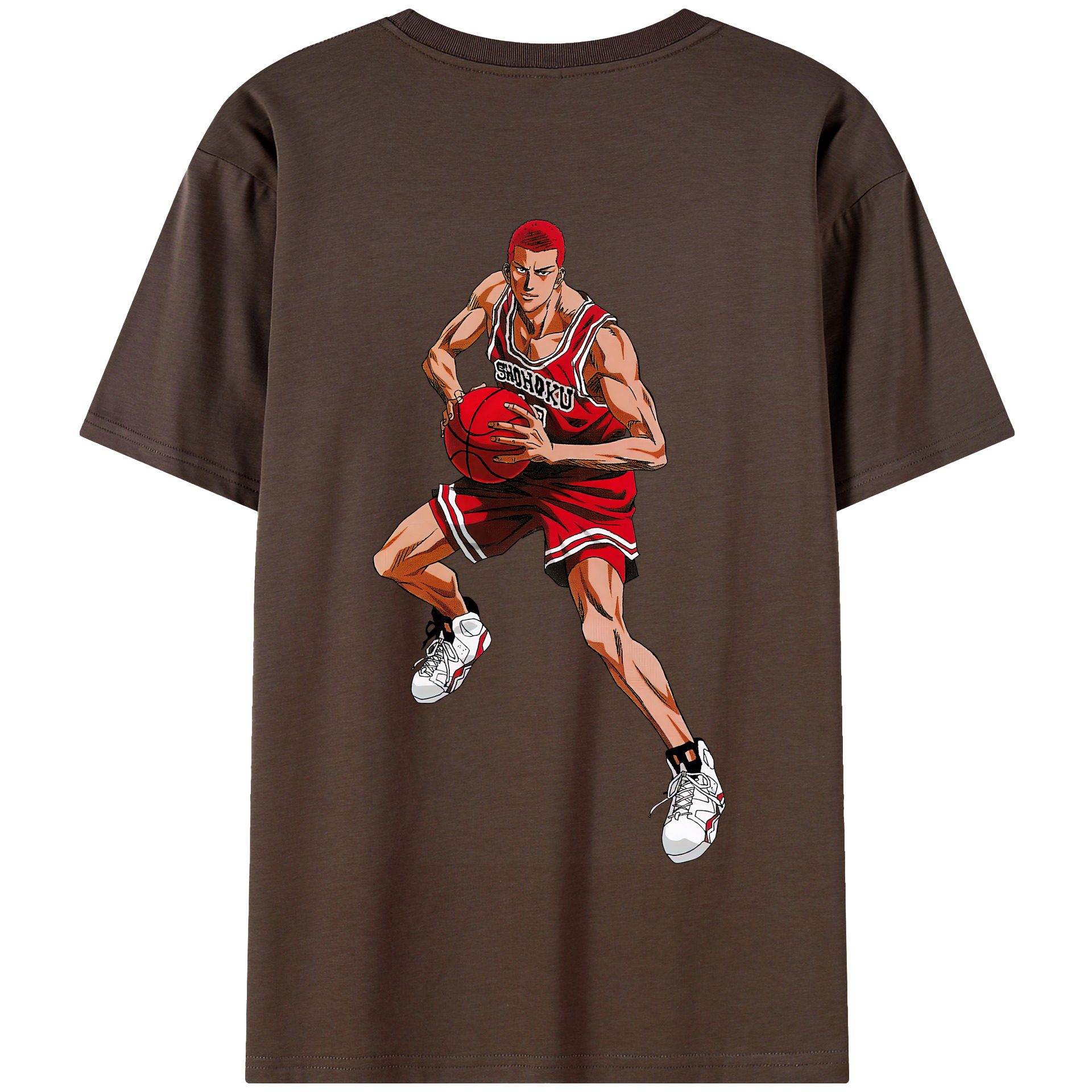 SLAM DUNK／スラムダンク 綿100％半袖Tシャツ（背面プリント）