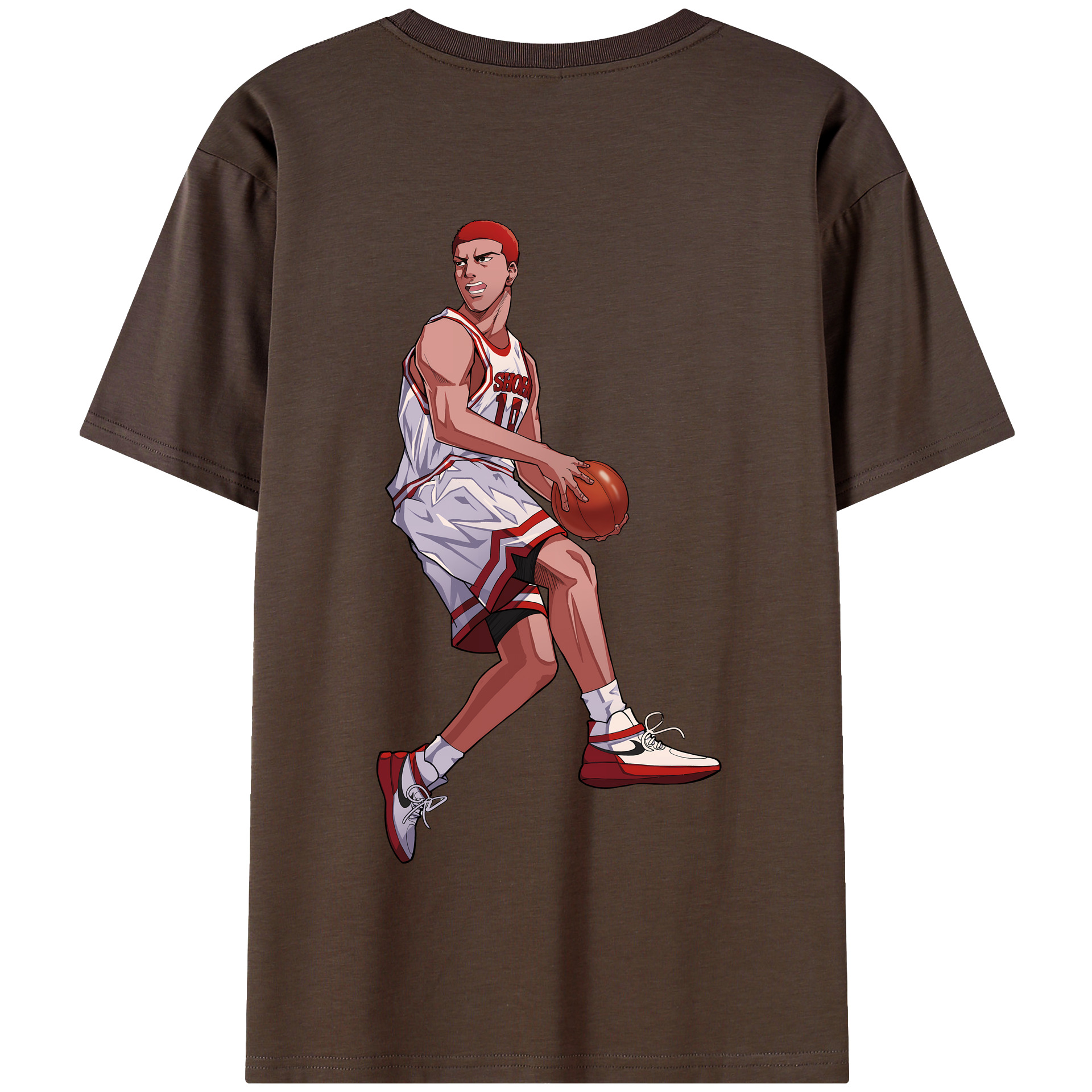 SLAM DUNK／スラムダンク 綿100％半袖Tシャツ（背面プリント）