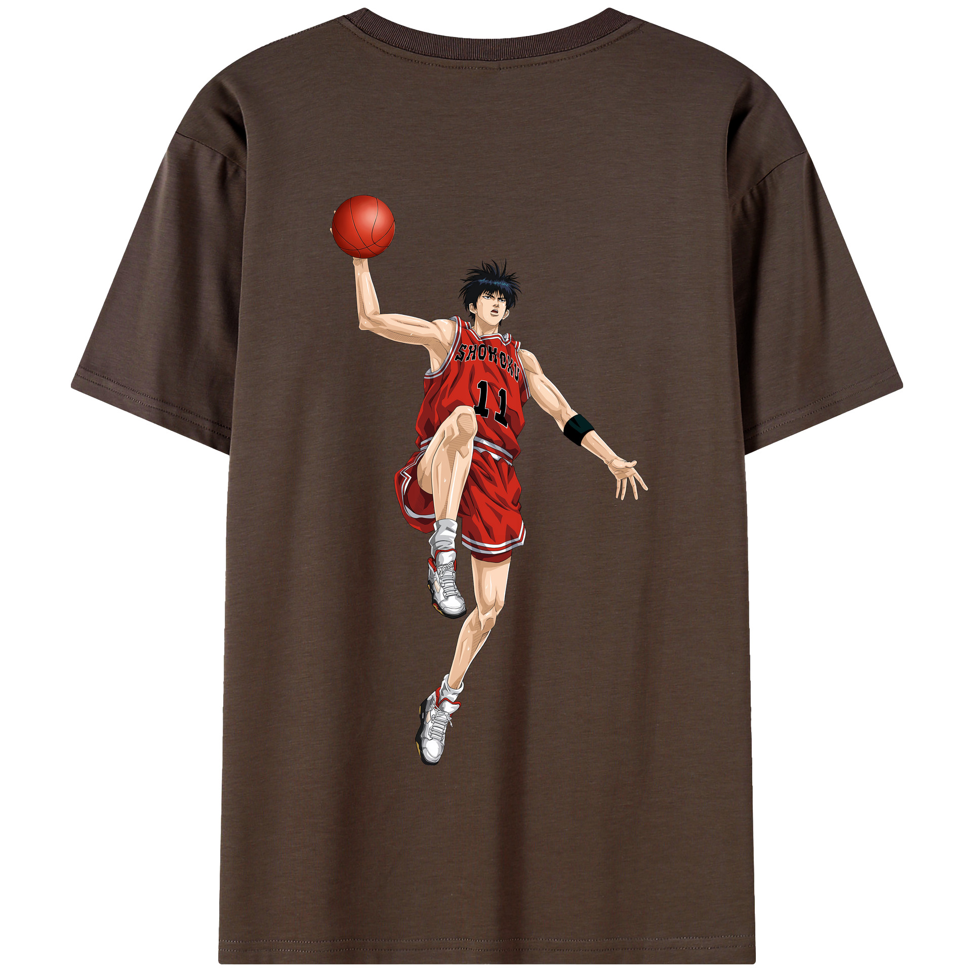 SLAM DUNK／スラムダンク 綿100％半袖Tシャツ（背面プリント）