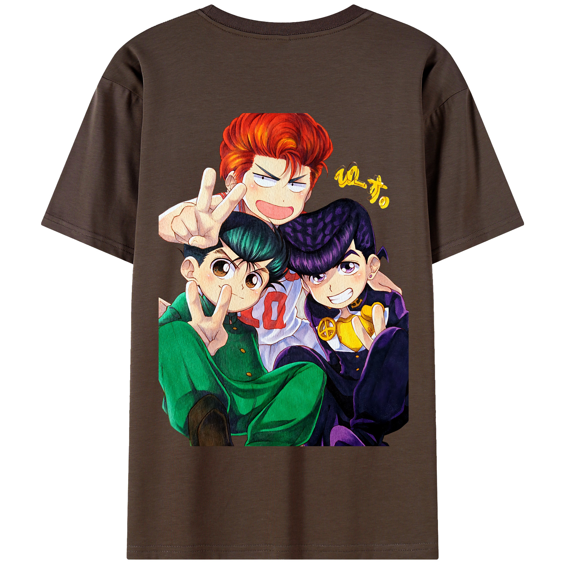 SLAM DUNK／スラムダンク 綿100％半袖Tシャツ（背面プリント）