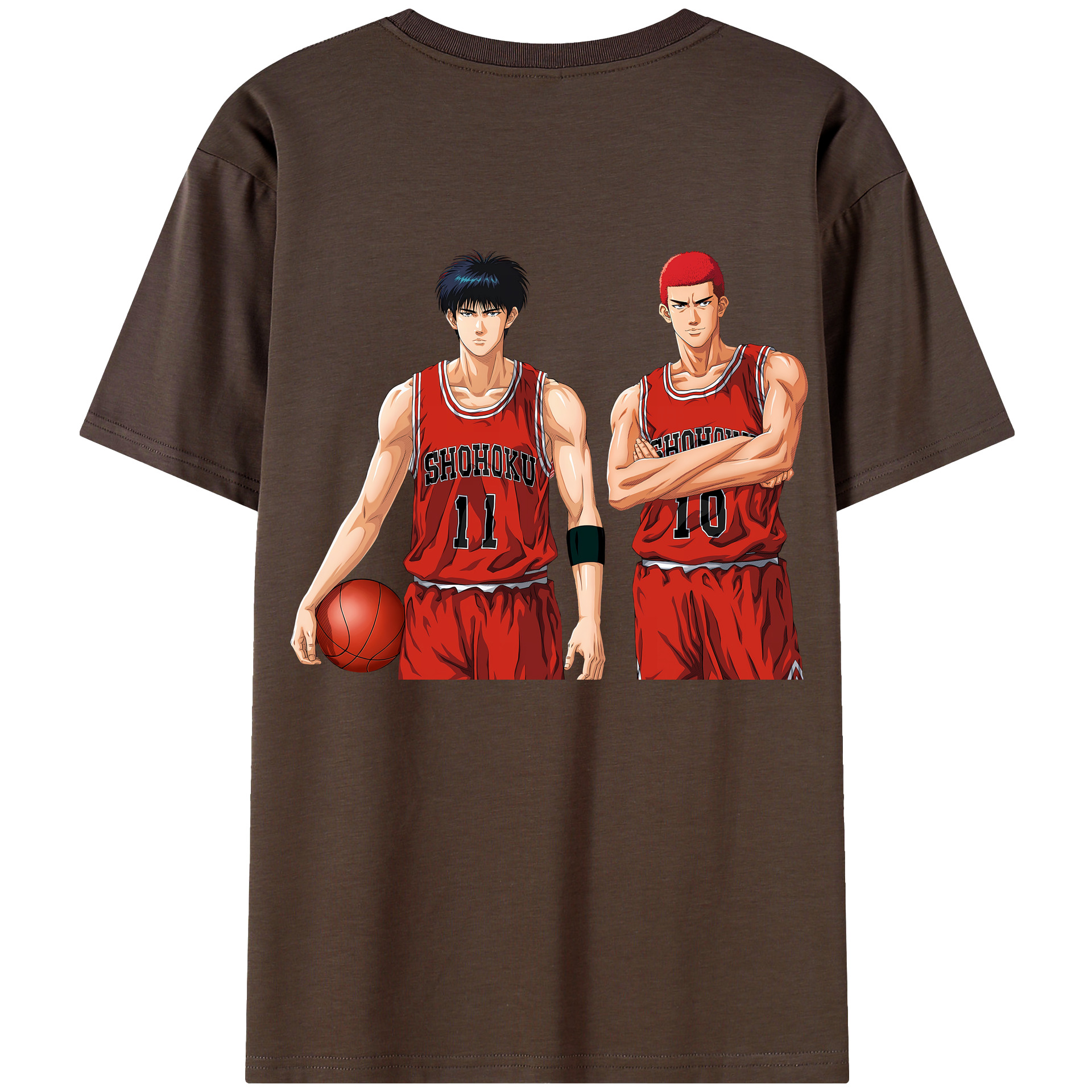 SLAM DUNK／スラムダンク 綿100％半袖Tシャツ（背面プリント）