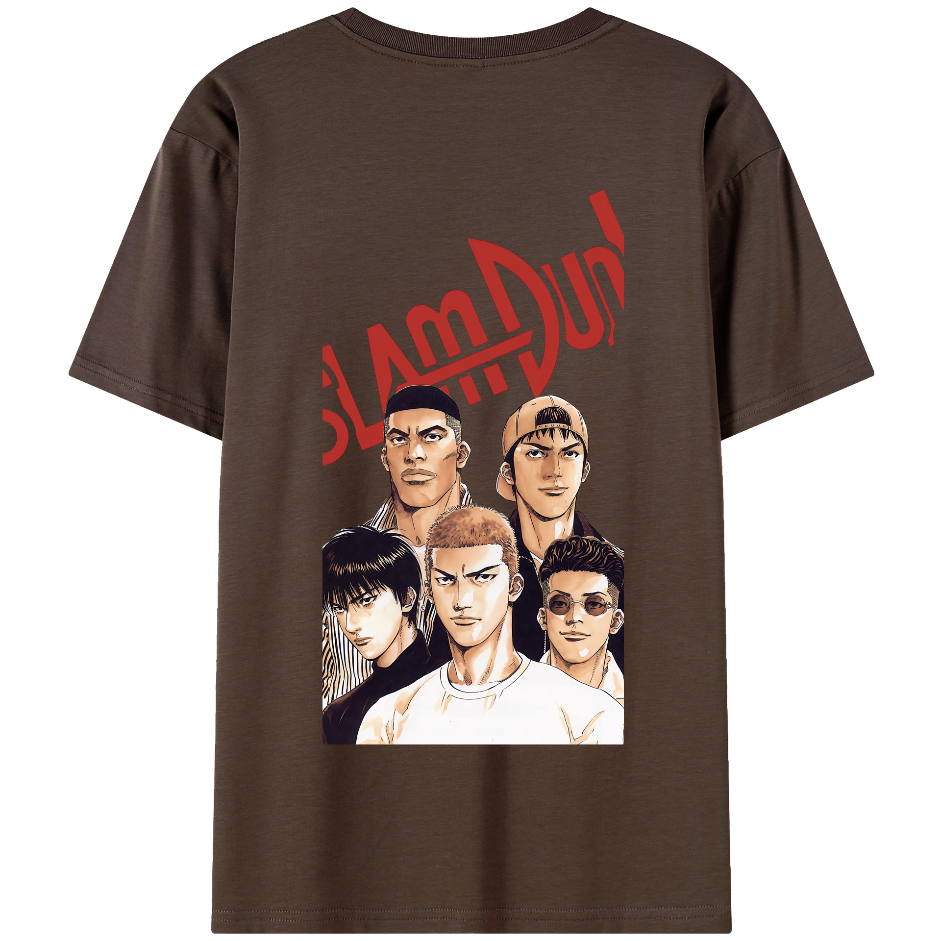 SLAM DUNK／スラムダンク 綿100％半袖Tシャツ（背面プリント）