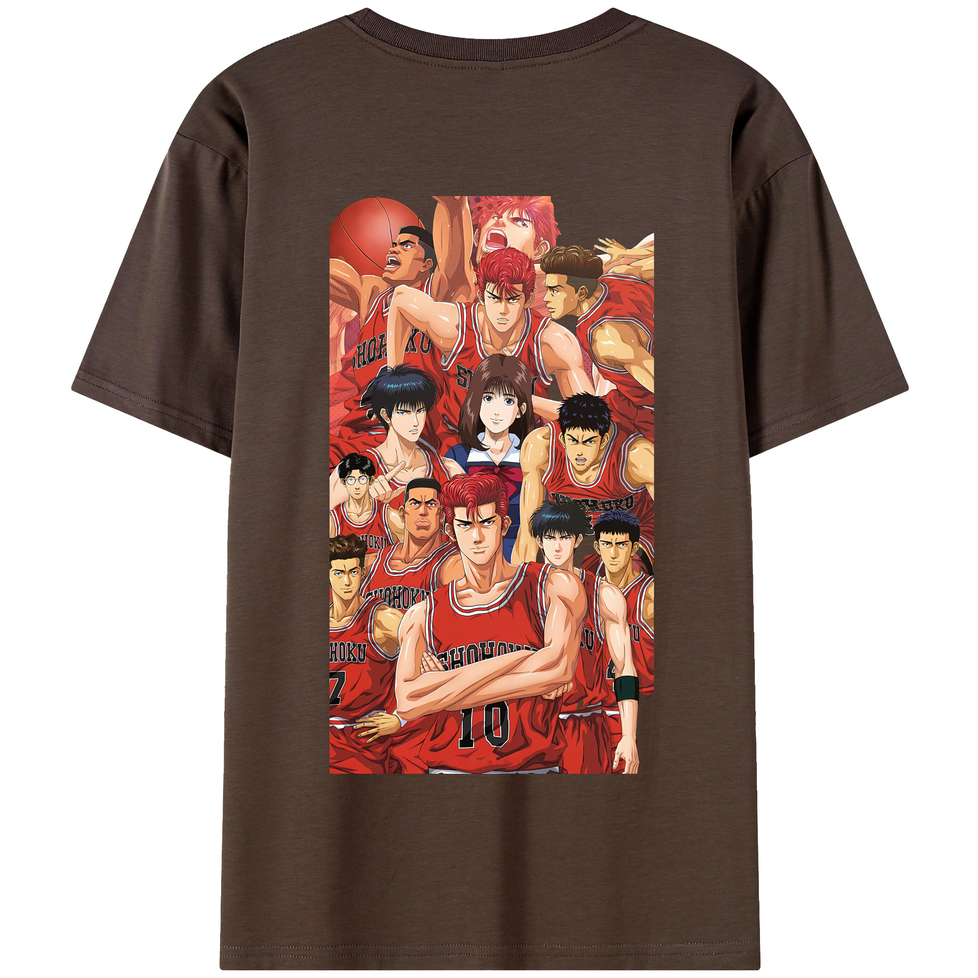 SLAM DUNK／スラムダンク 綿100％半袖Tシャツ（背面プリント）
