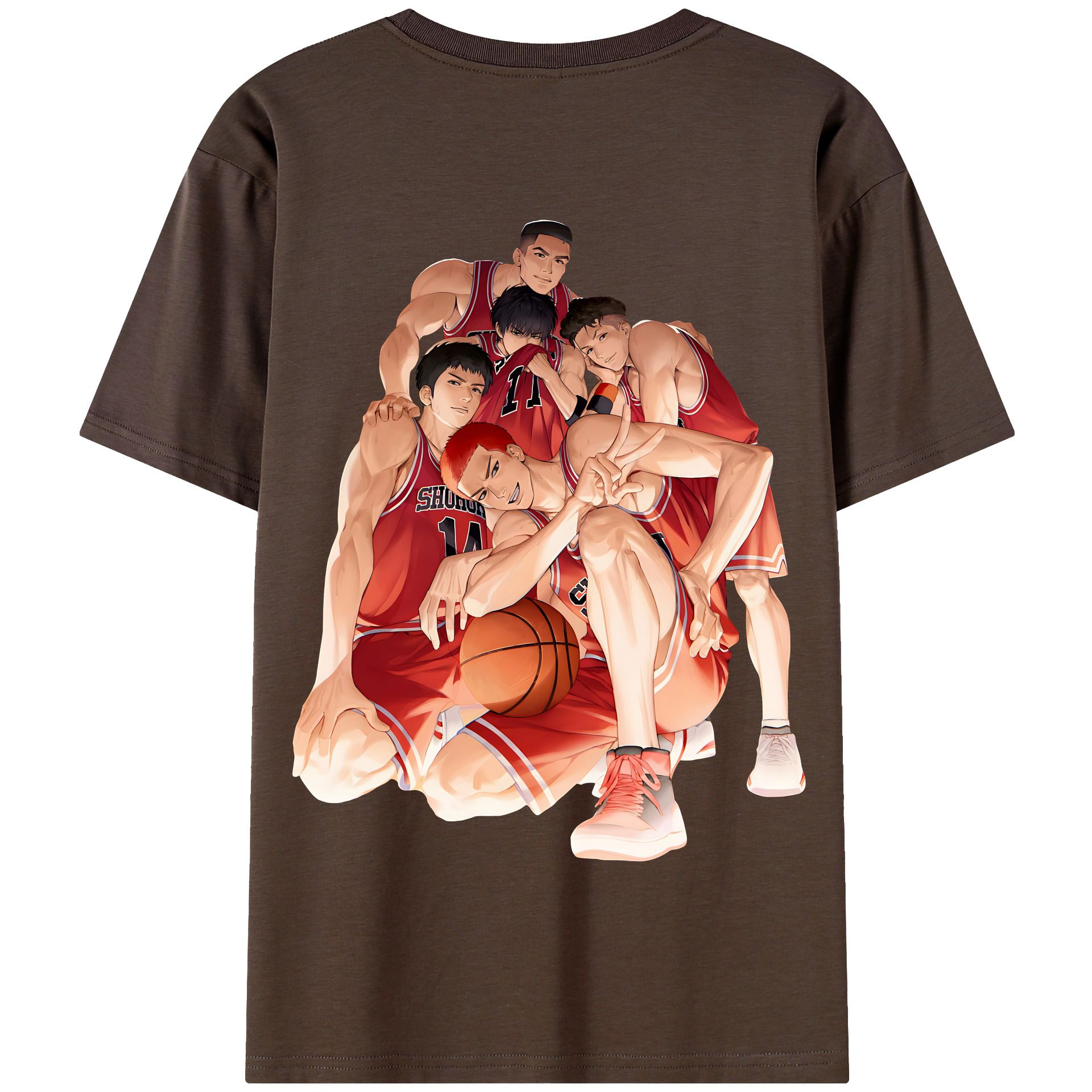 （画像用） SLAM DUNK／スラムダンク 綿100％半袖Tシャツ（背面プリント）