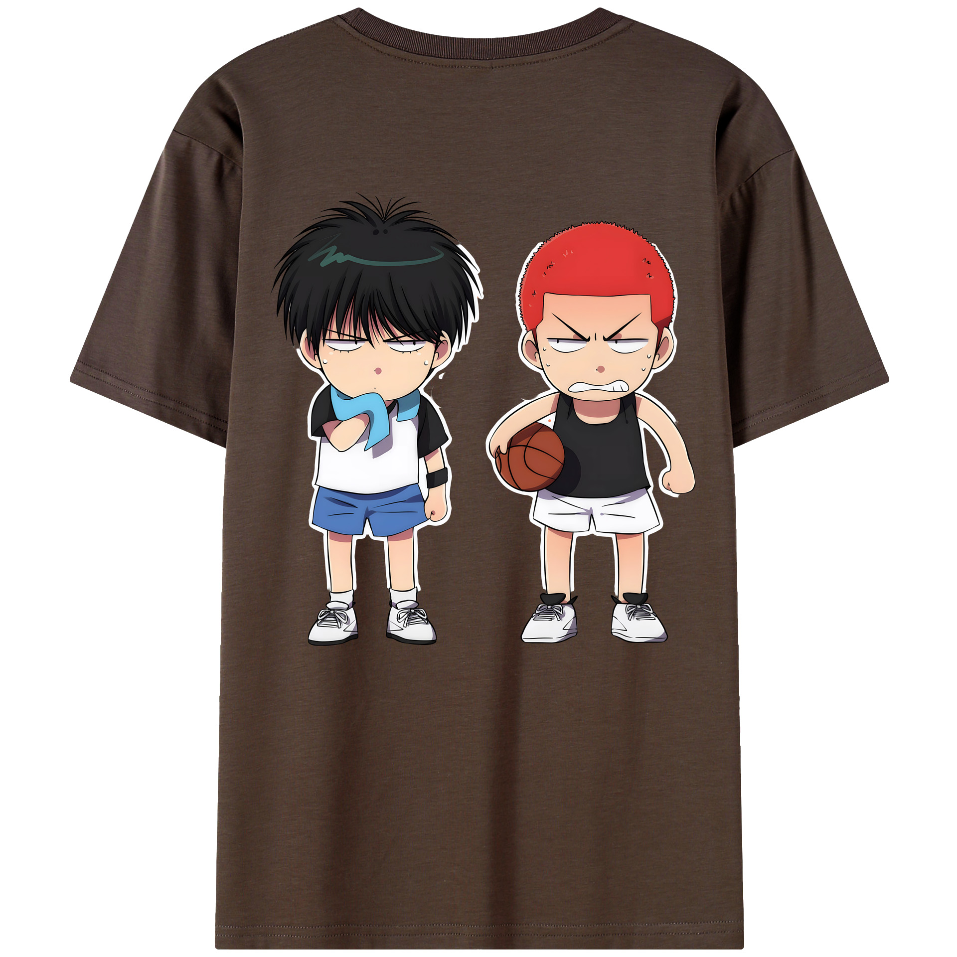 SLAM DUNK／スラムダンク 綿100％半袖Tシャツ（背面プリント）