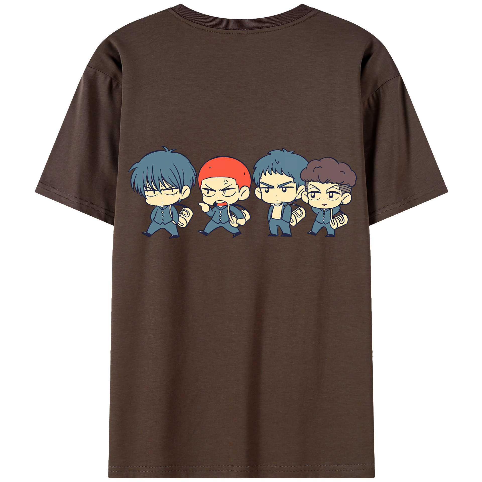 SLAM DUNK／スラムダンク 綿100％半袖Tシャツ（背面プリント）