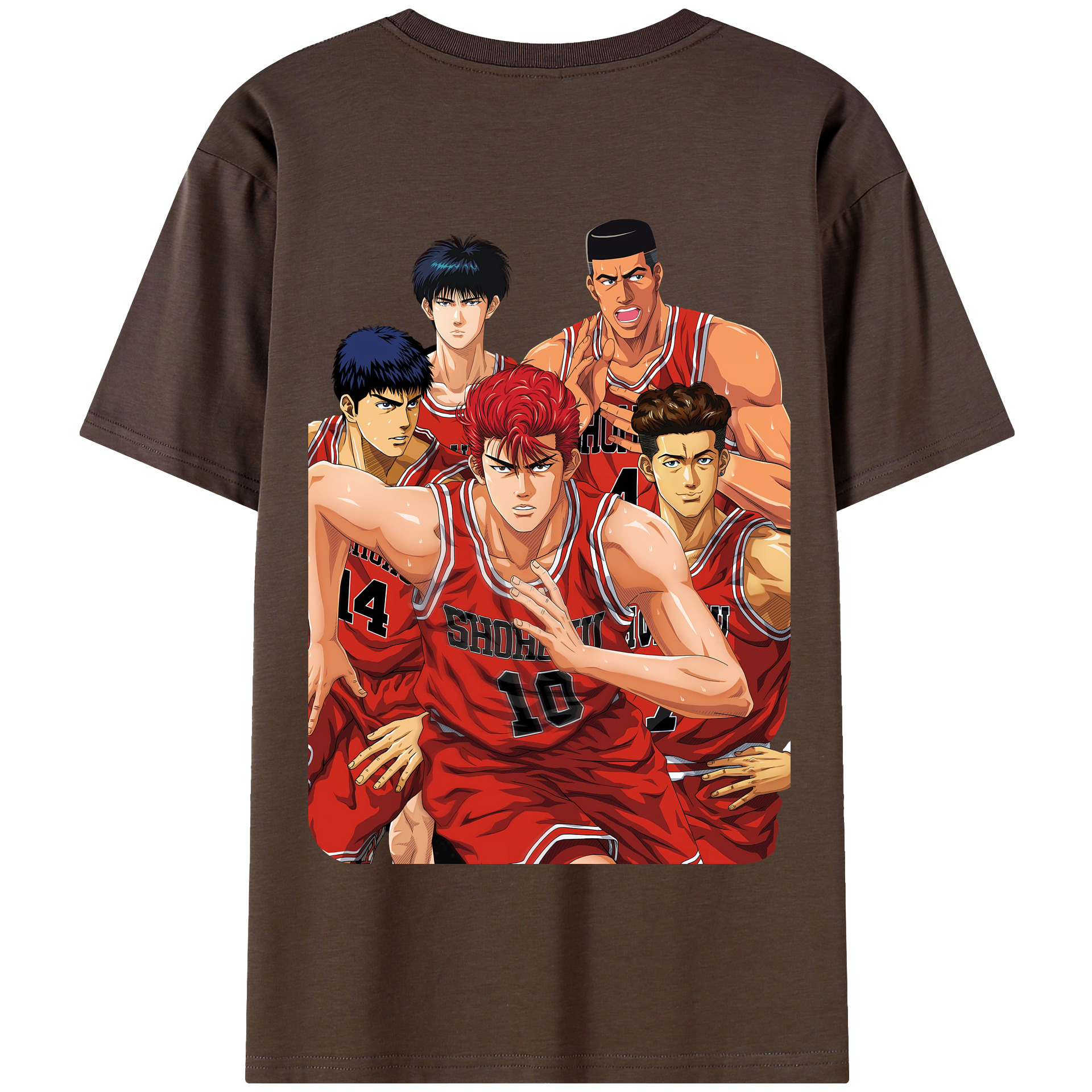 SLAM DUNK／スラムダンク 綿100％半袖Tシャツ（背面プリント）