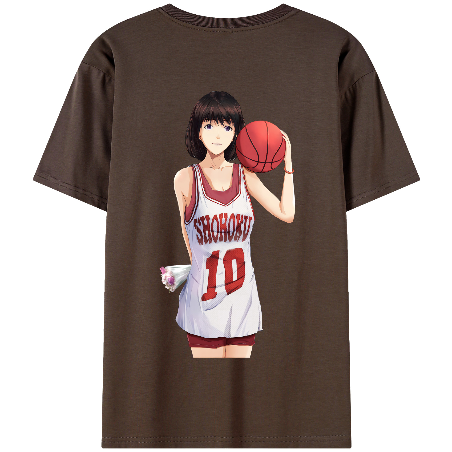 SLAM DUNK／スラムダンク 綿100％半袖Tシャツ（背面プリント）