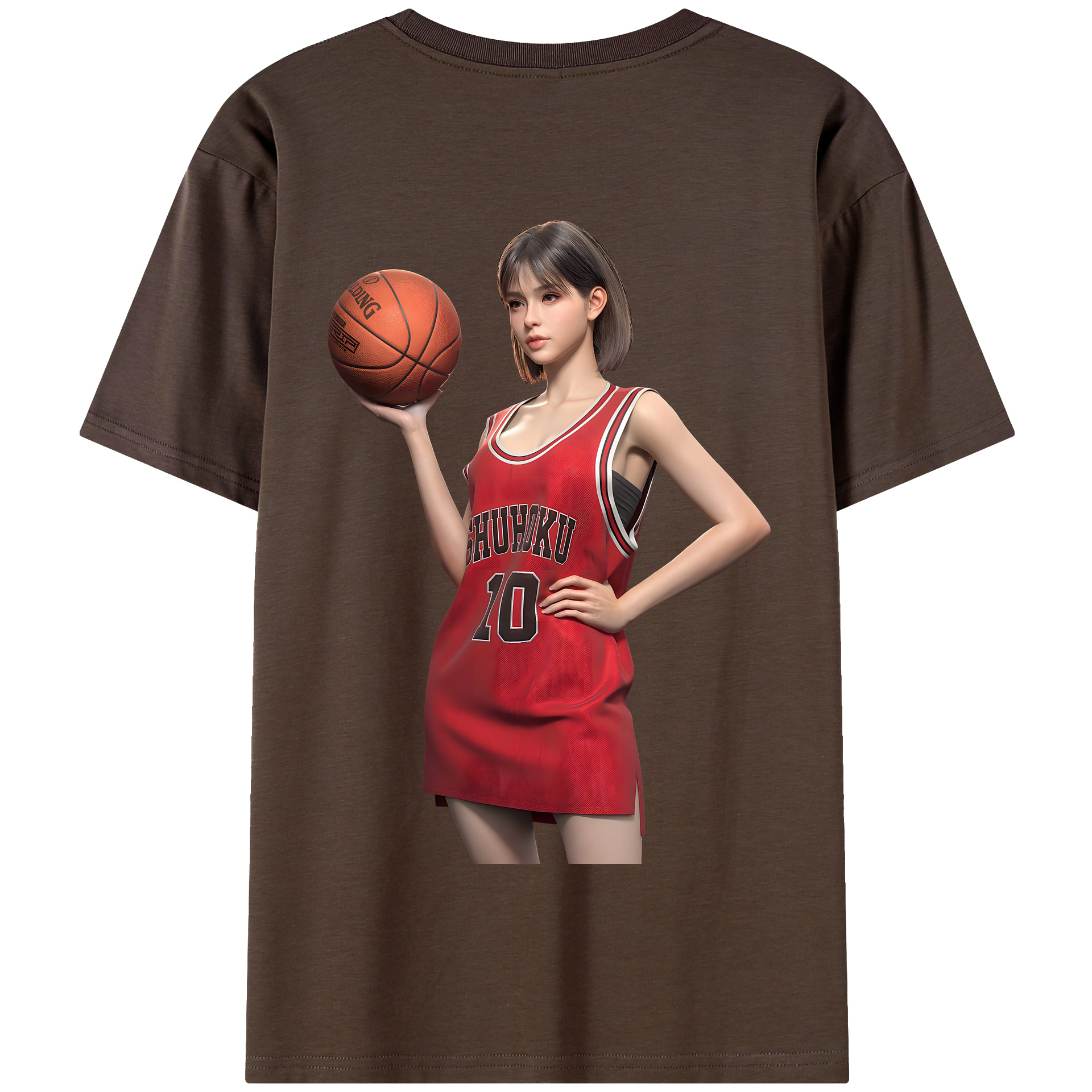 SLAM DUNK／スラムダンク 綿100％半袖Tシャツ（背面プリント）