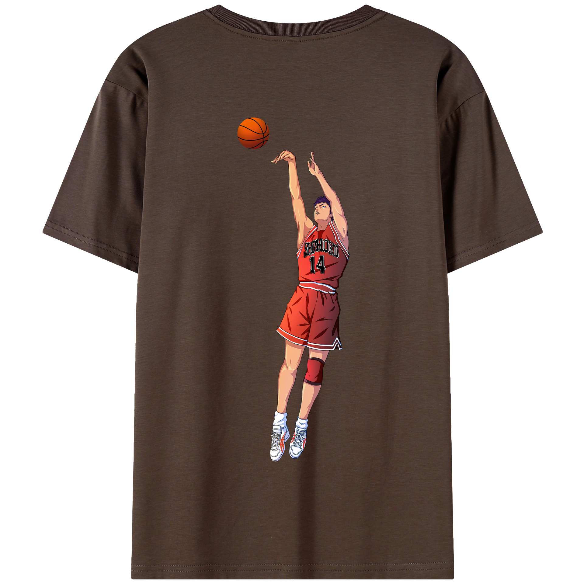 SLAM DUNK／スラムダンク 綿100％半袖Tシャツ（背面プリント）