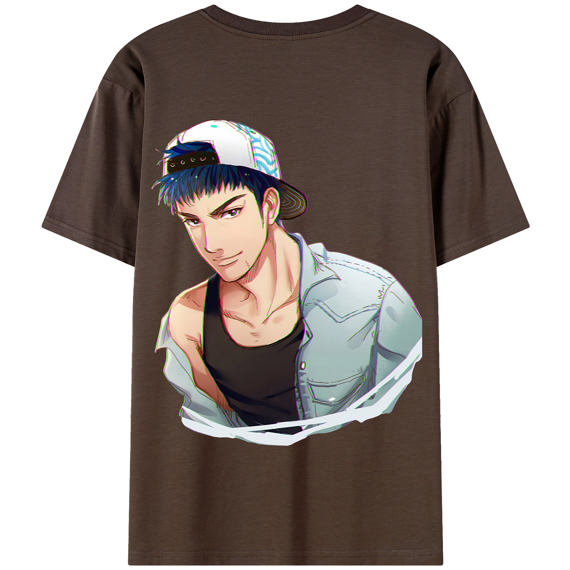 SLAM DUNK／スラムダンク 綿100％半袖Tシャツ（背面プリント）