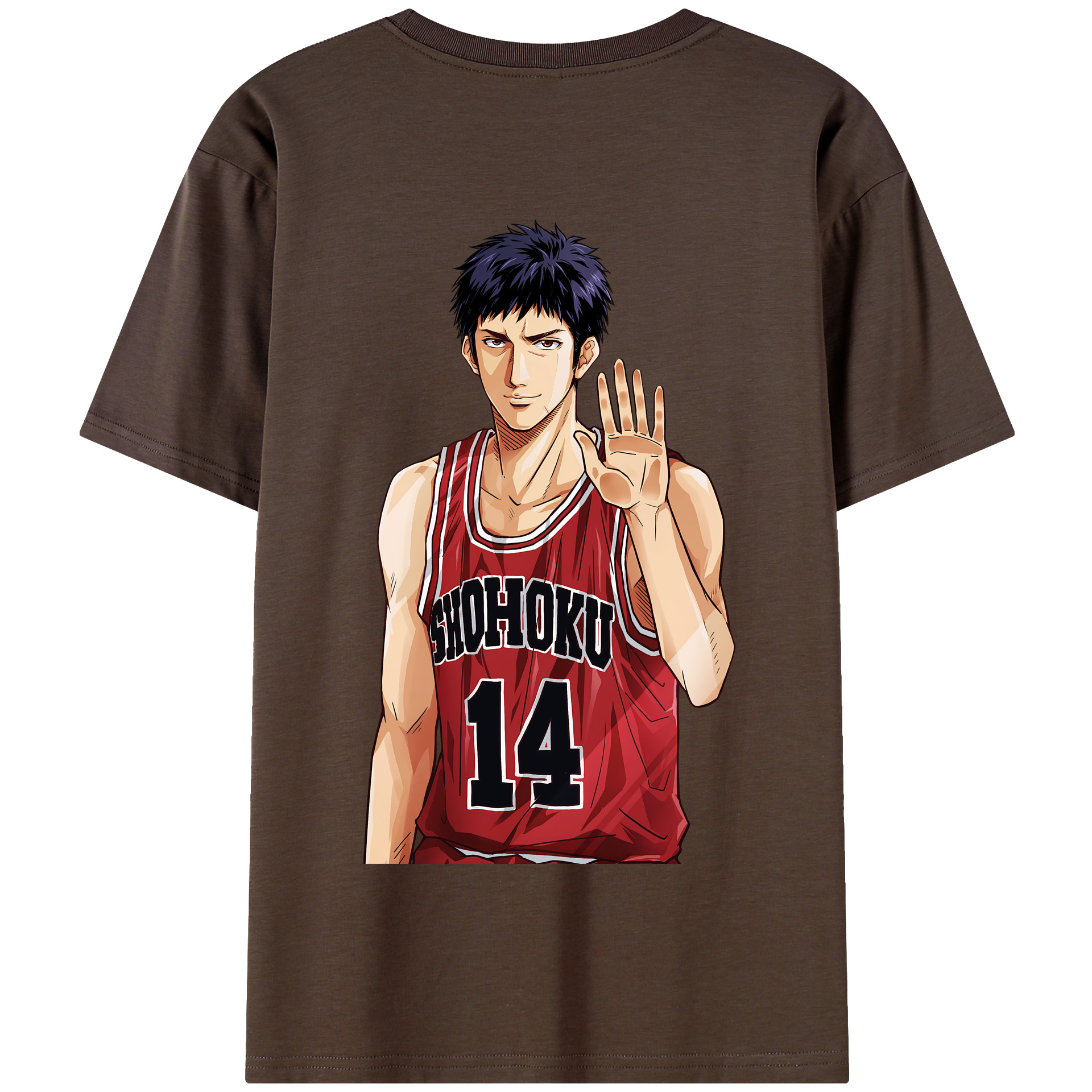 SLAM DUNK／スラムダンク 綿100％半袖Tシャツ（背面プリント）