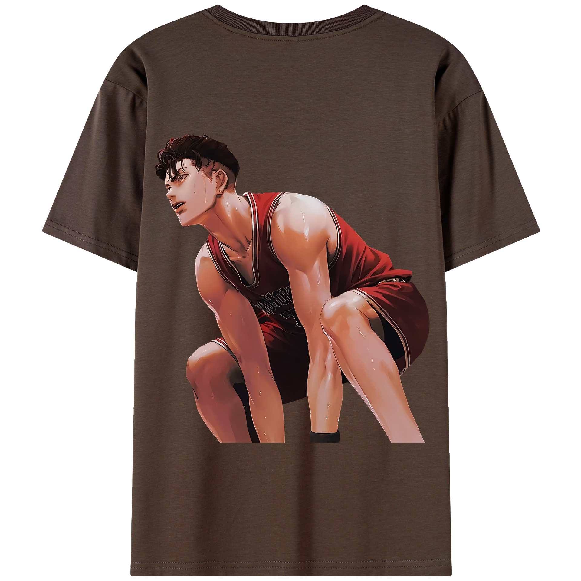 SLAM DUNK／スラムダンク 綿100％半袖Tシャツ（背面プリント）