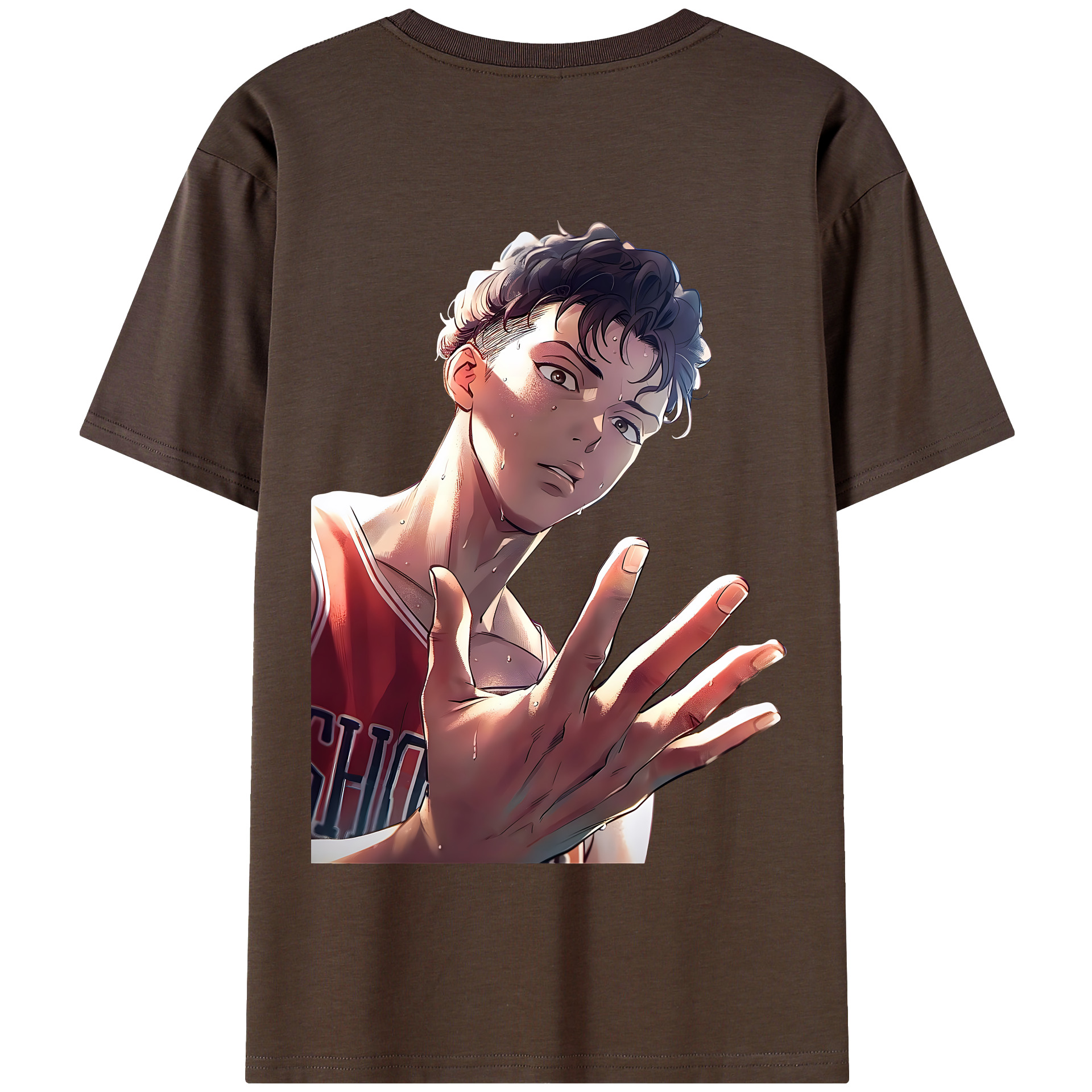 SLAM DUNK／スラムダンク 綿100％半袖Tシャツ（背面プリント）