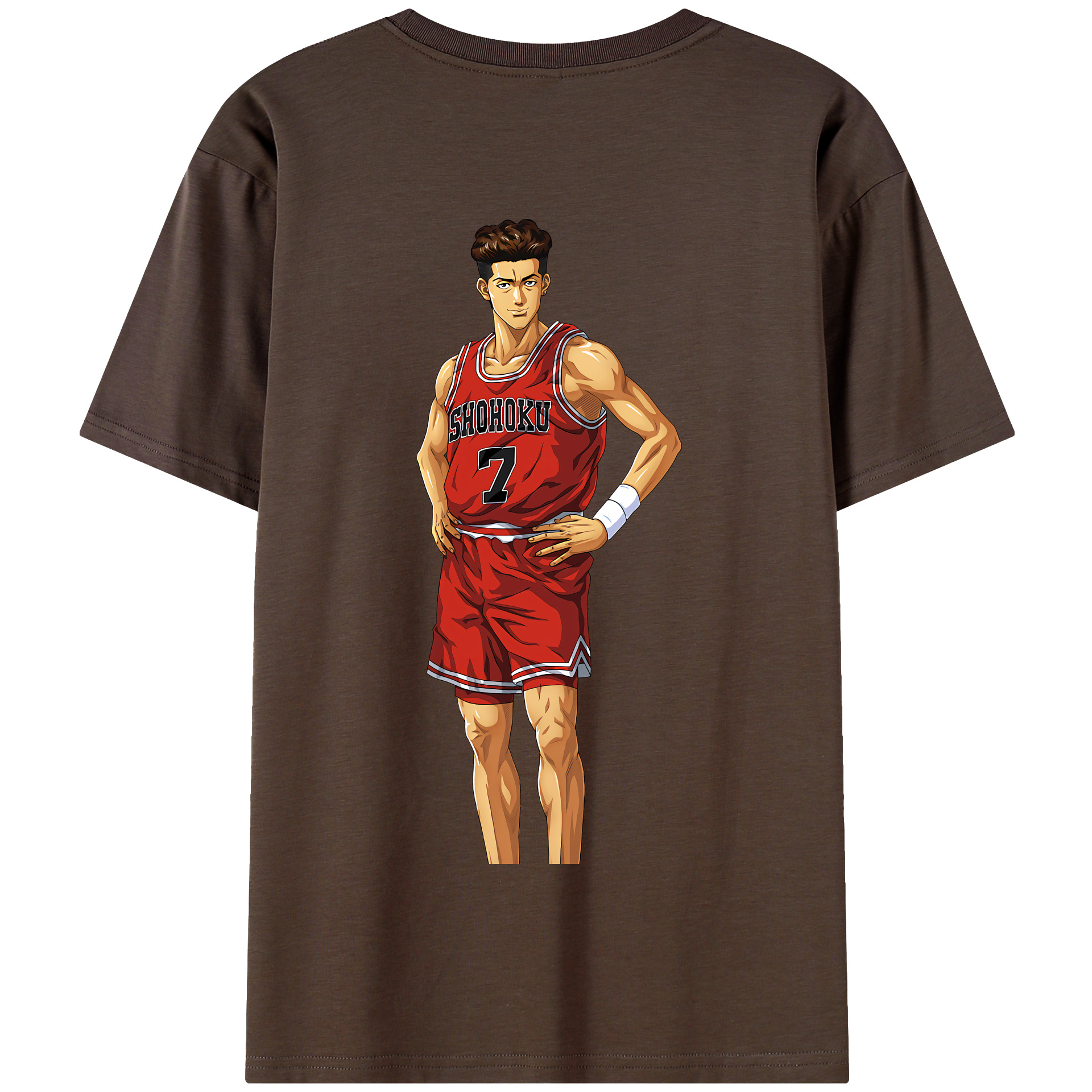 SLAM DUNK／スラムダンク 綿100％半袖Tシャツ（背面プリント）