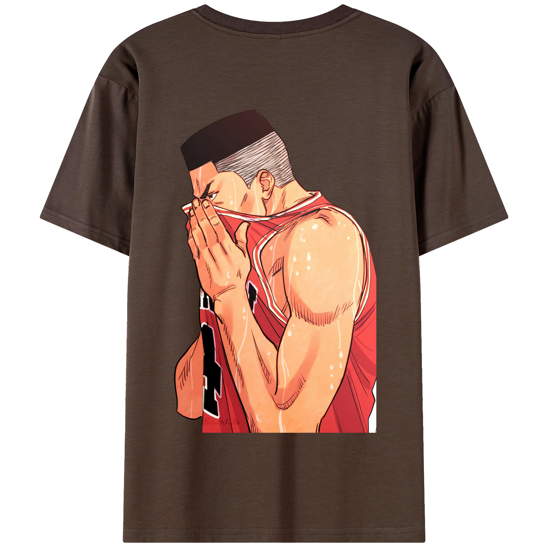 SLAM DUNK／スラムダンク 綿100％半袖Tシャツ（背面プリント）