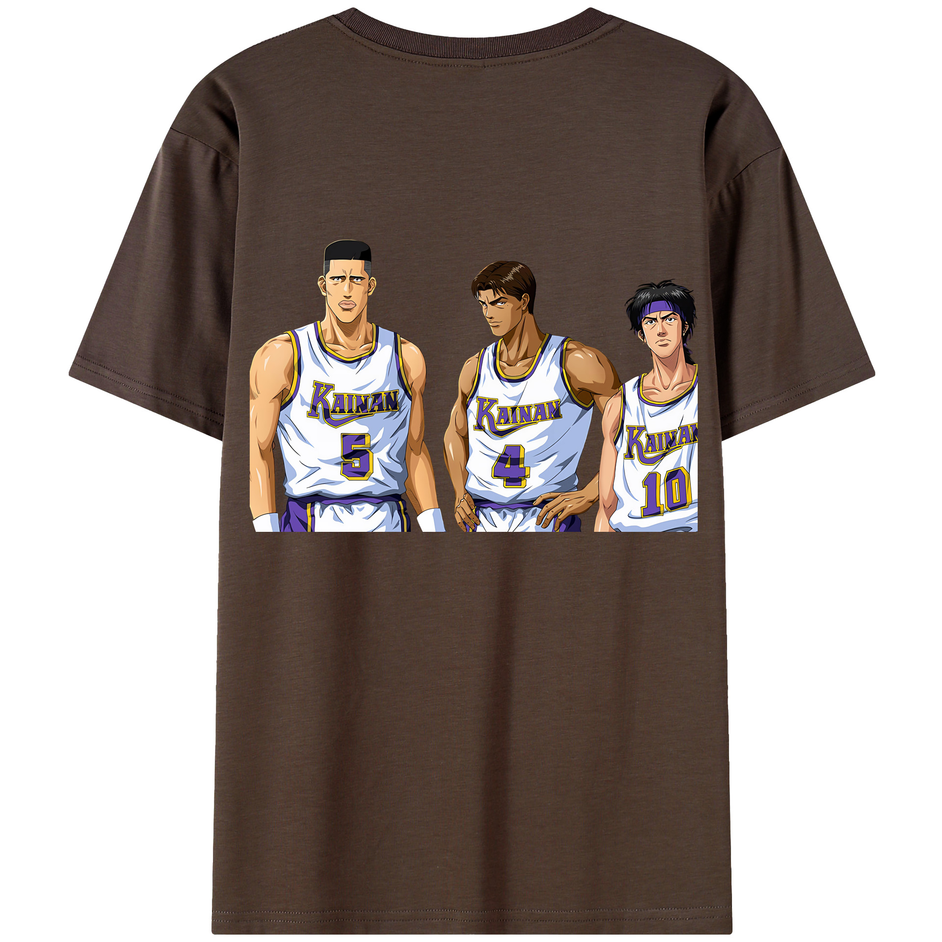 SLAM DUNK／スラムダンク 綿100％半袖Tシャツ（背面プリント）