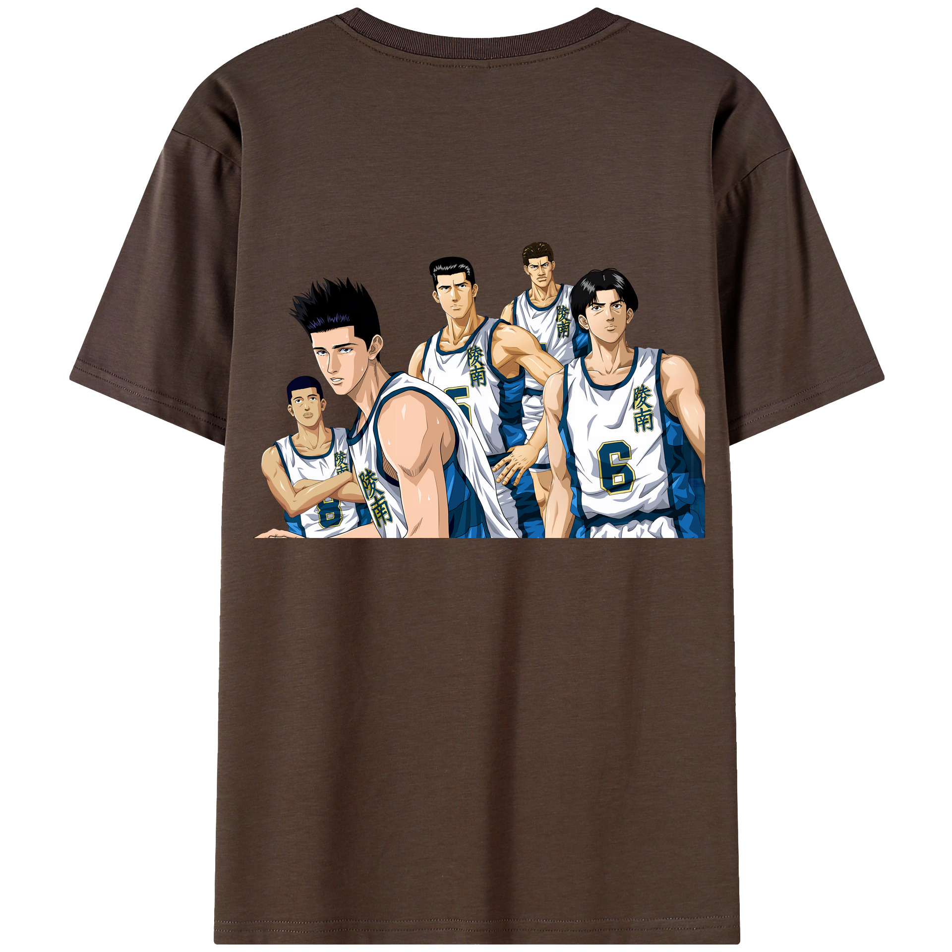 SLAM DUNK／スラムダンク 綿100％半袖Tシャツ（背面プリント）