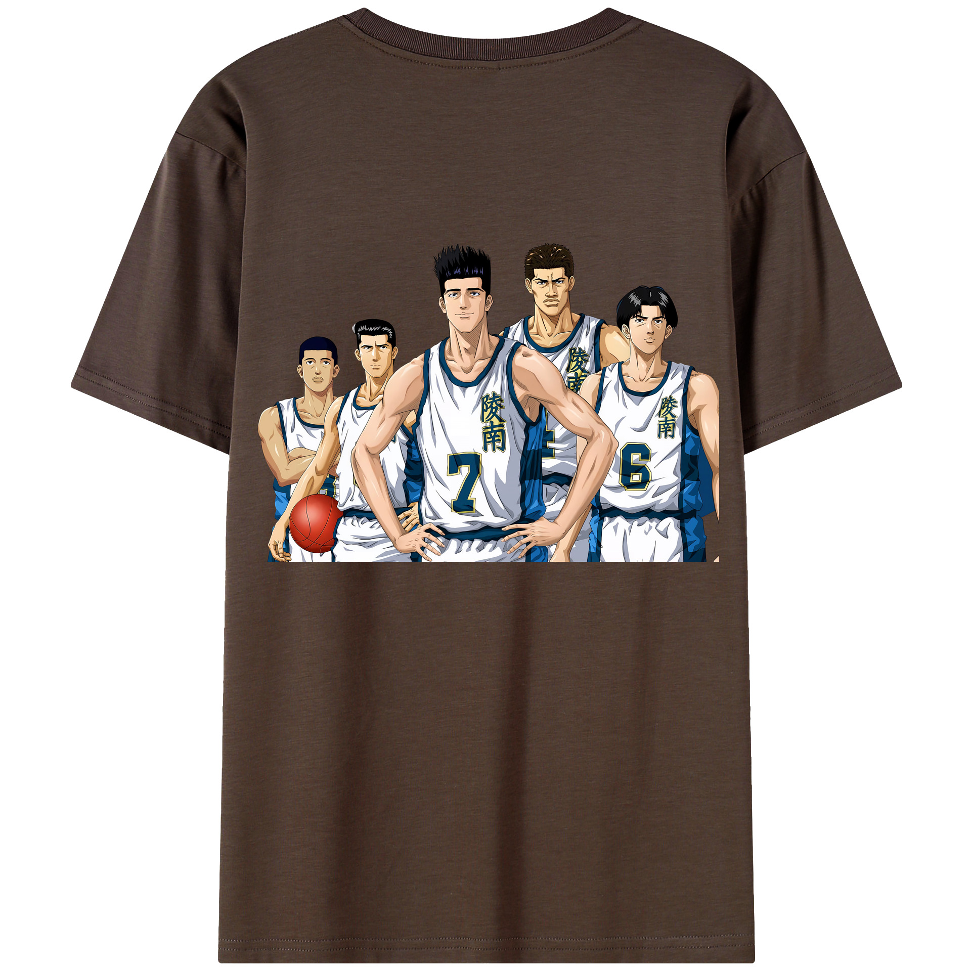 SLAM DUNK／スラムダンク 綿100％半袖Tシャツ（背面プリント）