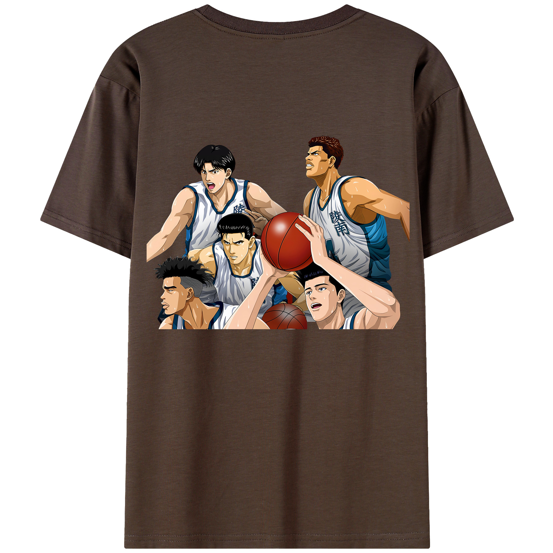 SLAM DUNK／スラムダンク 綿100％半袖Tシャツ（背面プリント）