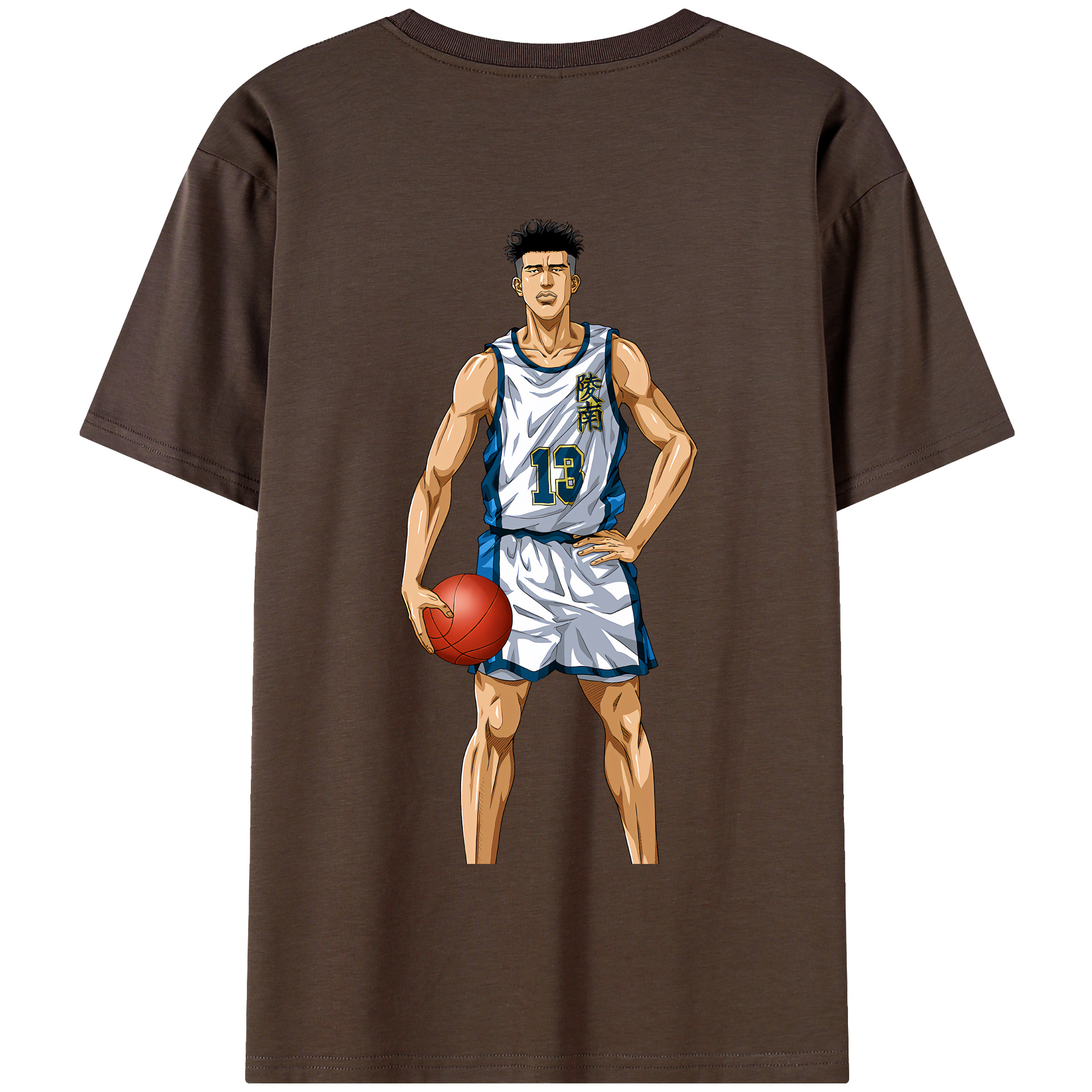 SLAM DUNK／スラムダンク 綿100％半袖Tシャツ（背面プリント）